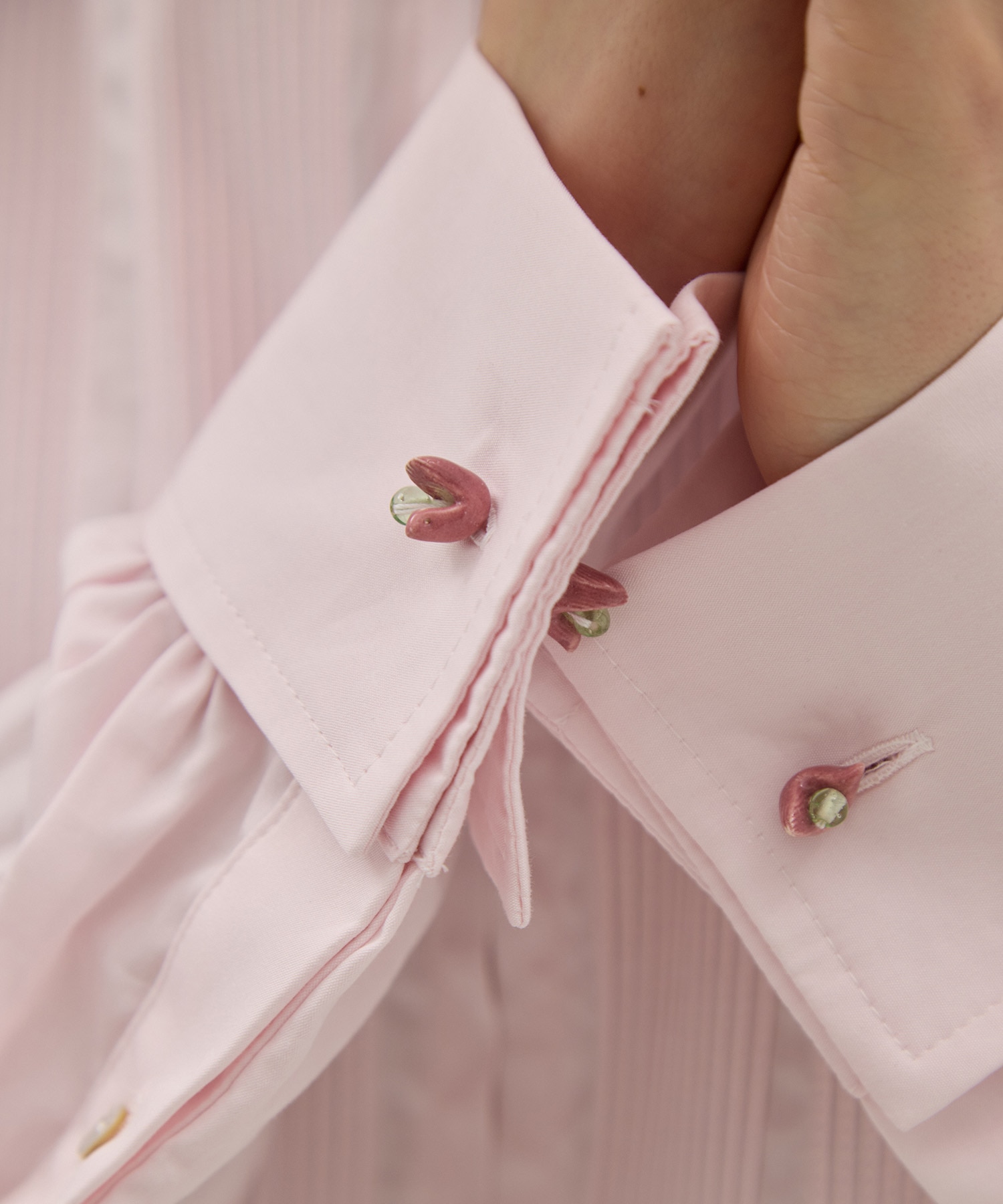 Pintuck FrontZip Shirt PONTI