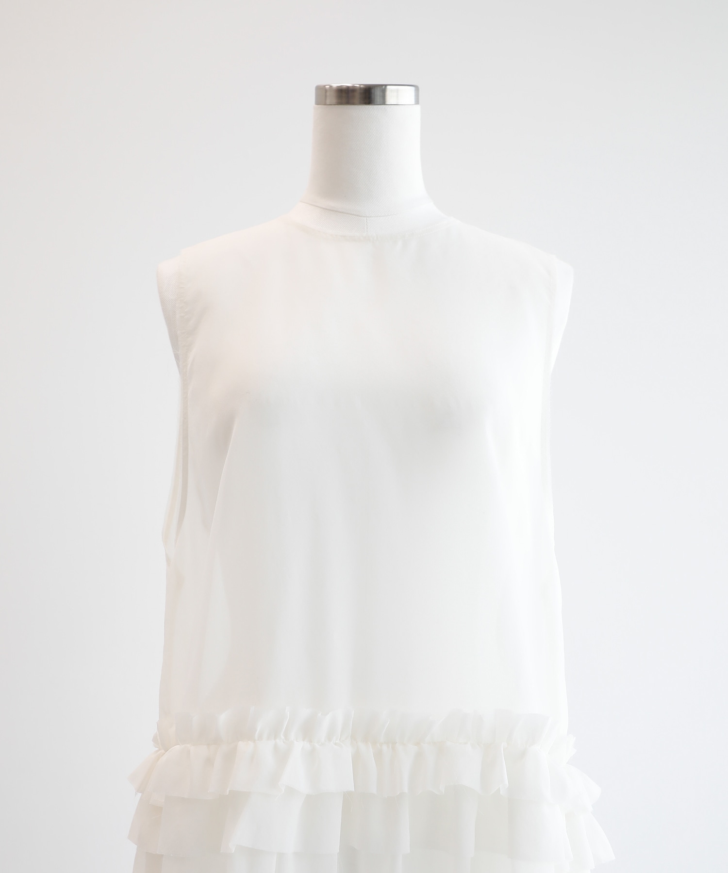 SILK ORGANDY DRESS TOURNON.