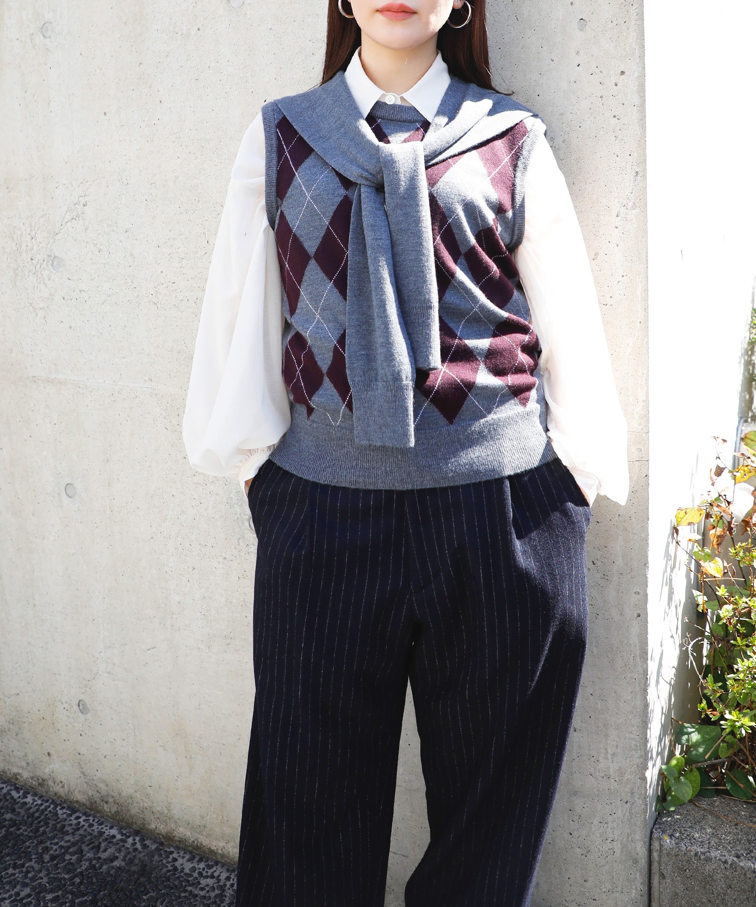 Argyle Vest INSCRIRE