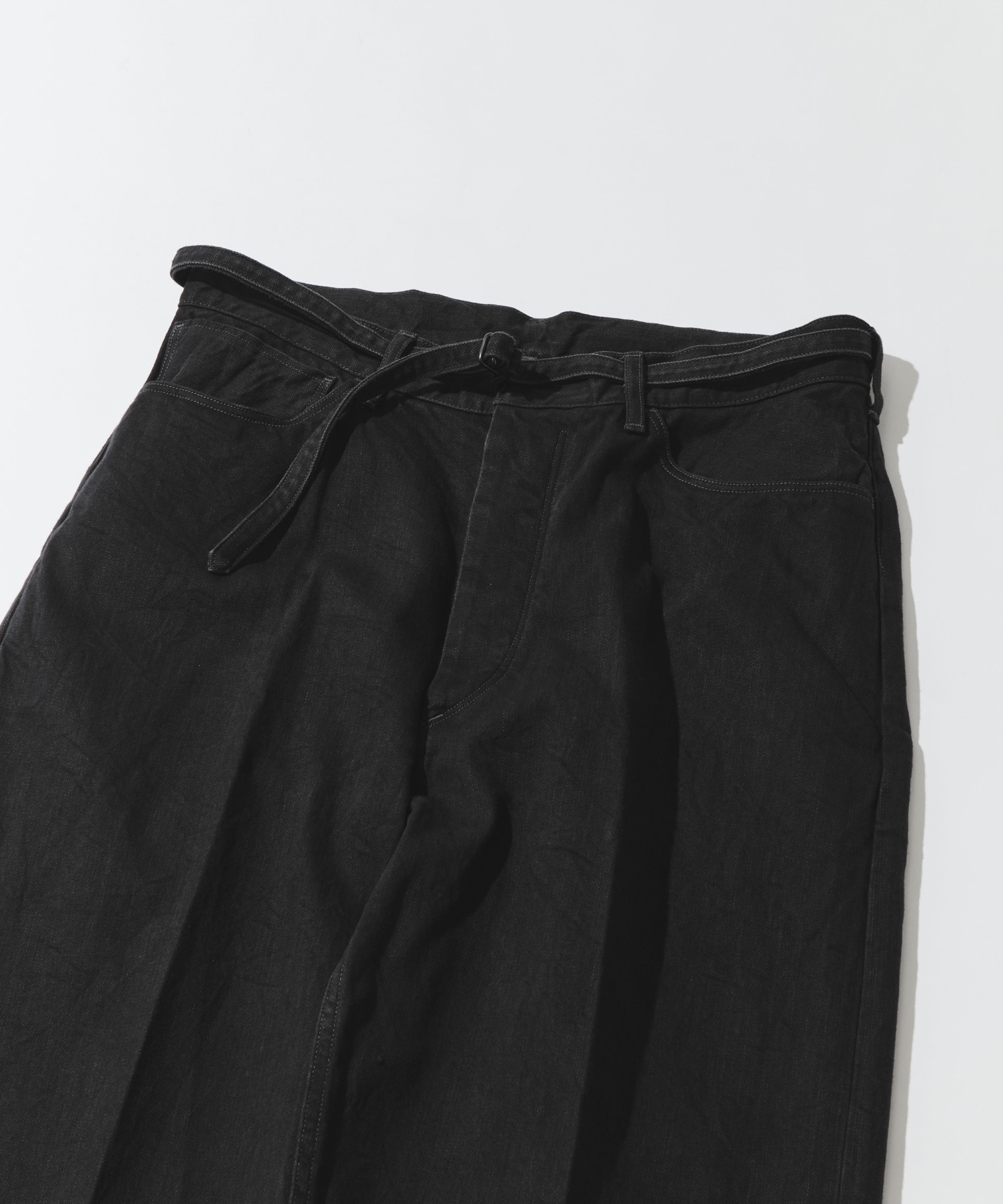 12.9oz Denim Narrow Belted Pants blurhms