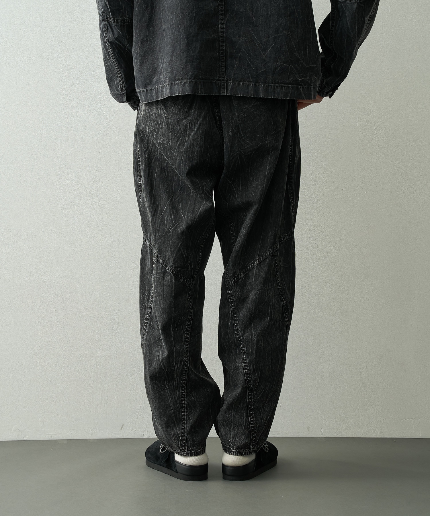 breach twill wide pants and wander