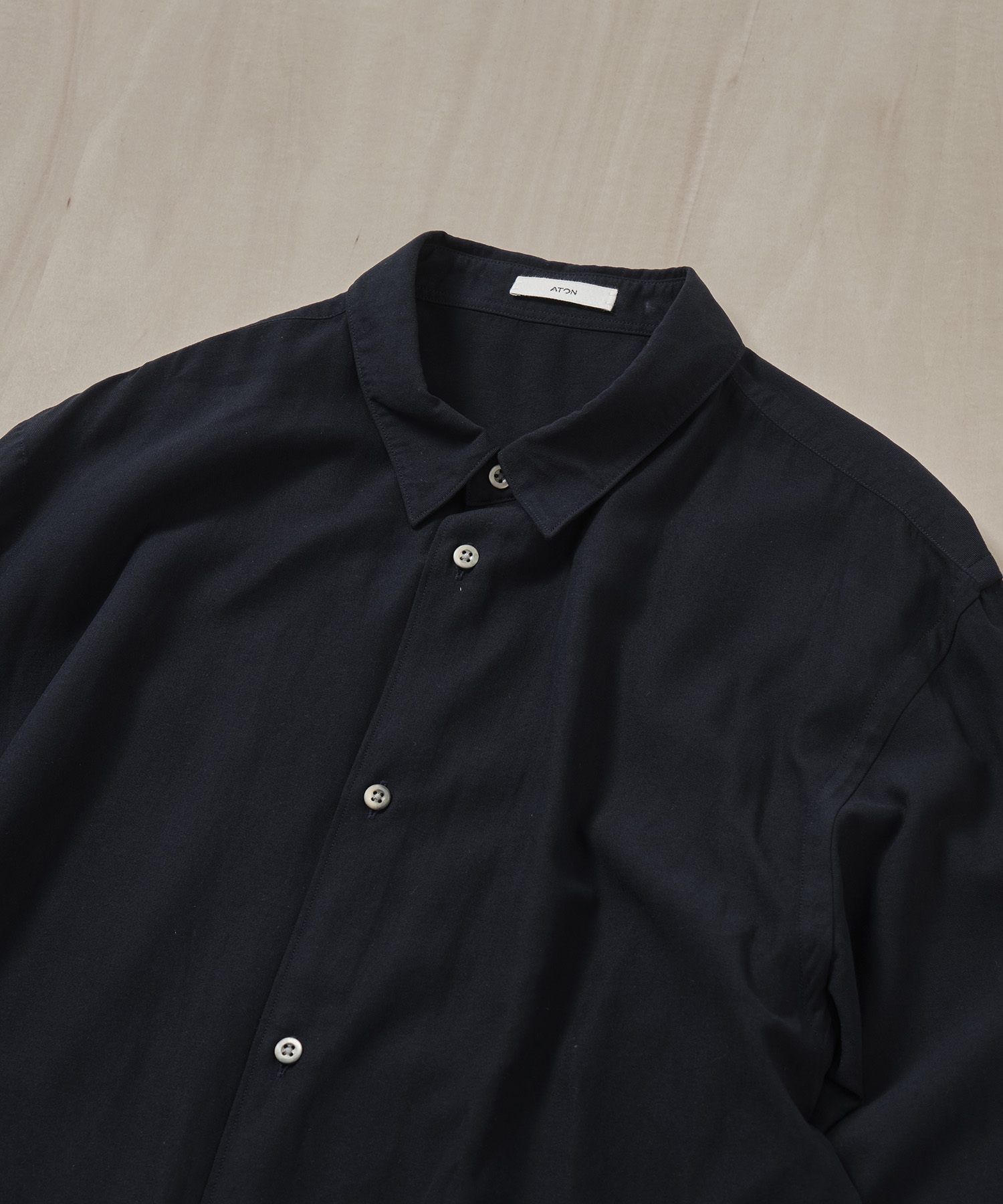 COTTON SILK VIERA LOOSE FIT SHIRT ATON