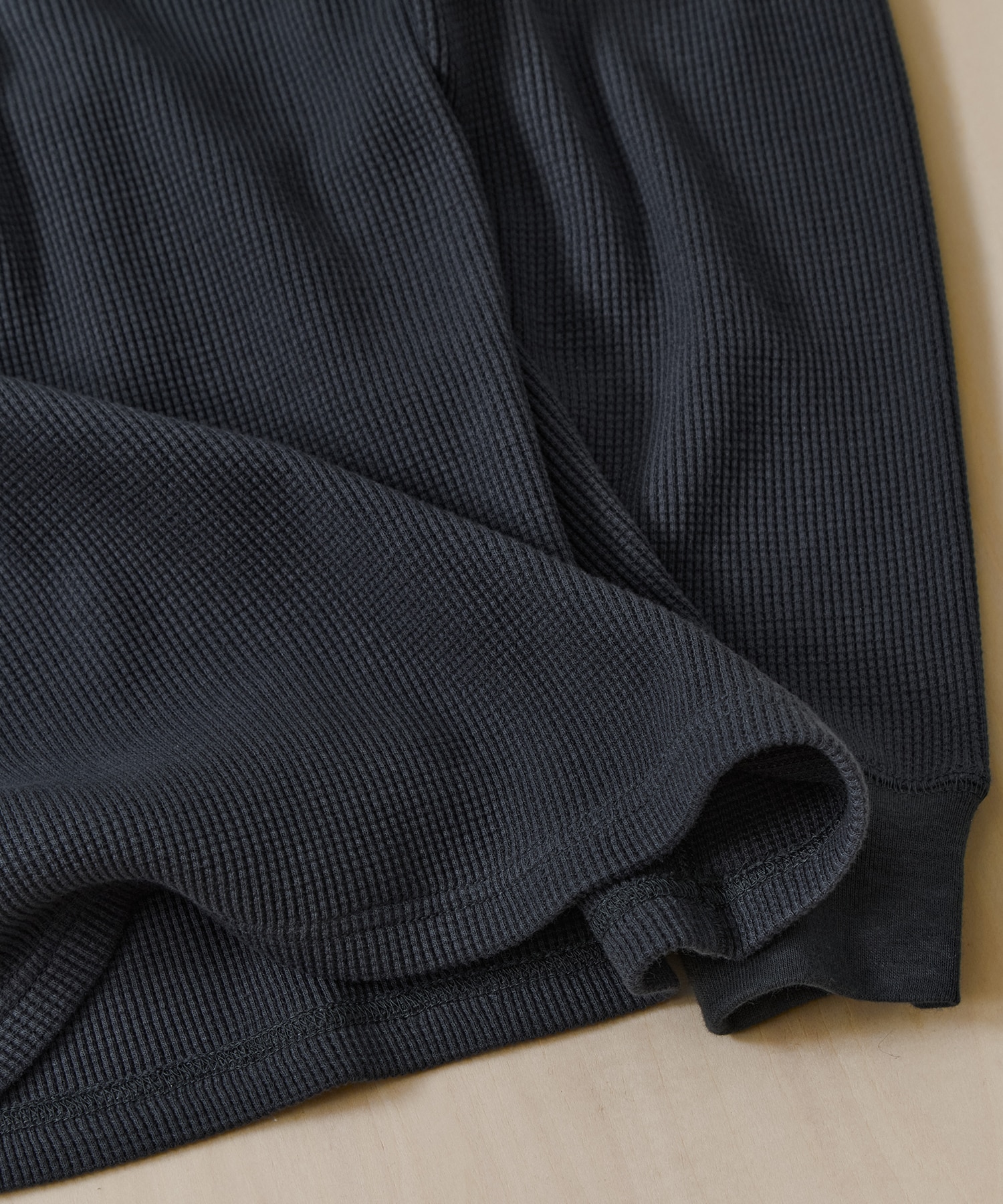 ソフトワッフルヘンリーTee L/S KEY TIMEZ