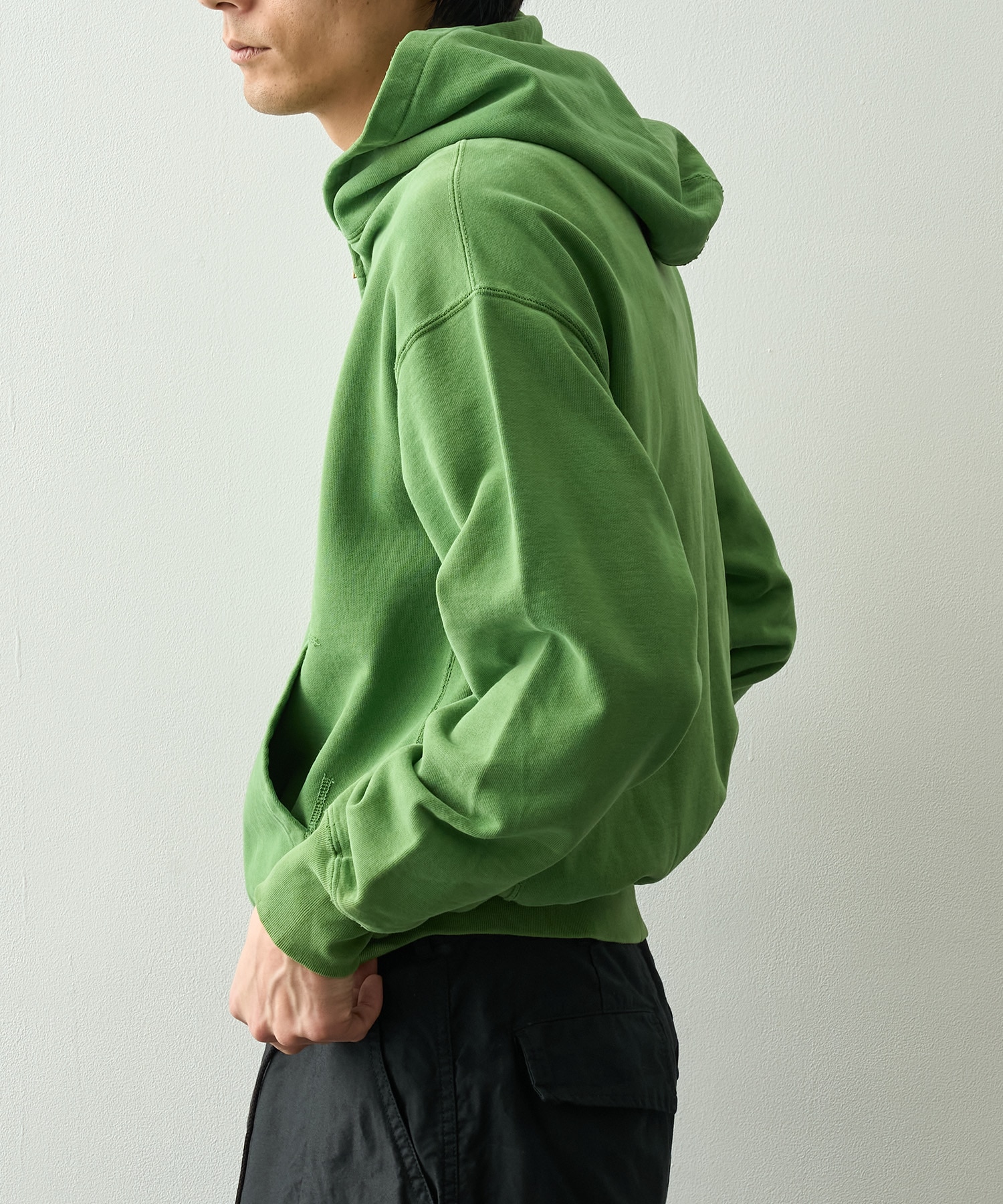 SP加工裏毛ZIPパーカー New Fit REMI RELIEF