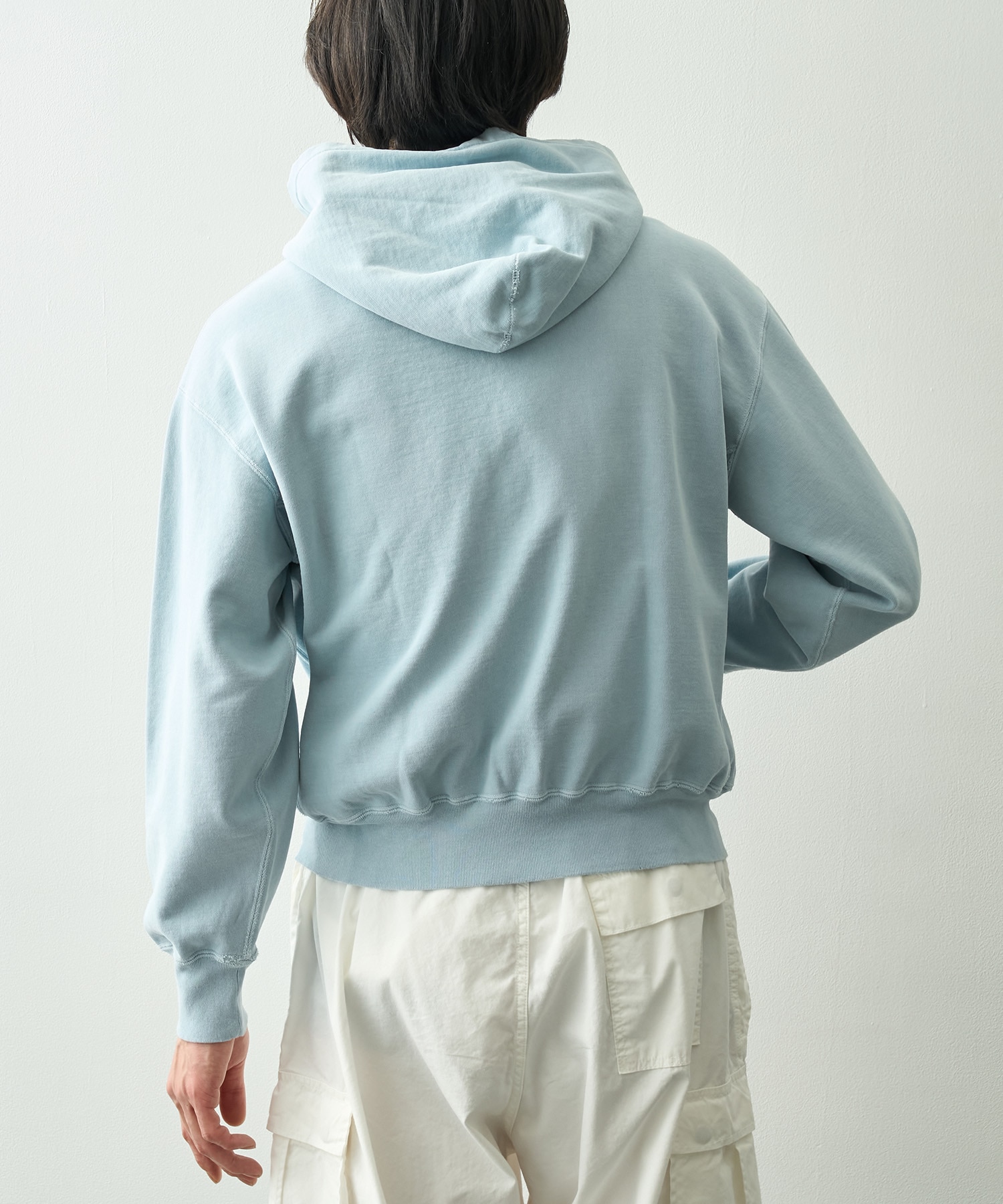 SP加工裏毛ZIPパーカー New Fit REMI RELIEF