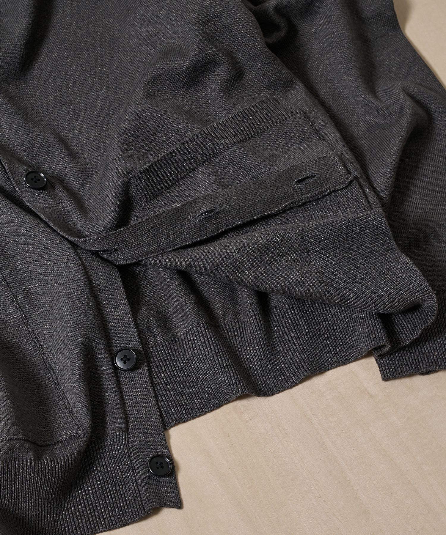 コットンリネンニットカーディガン KEY TIMEZ