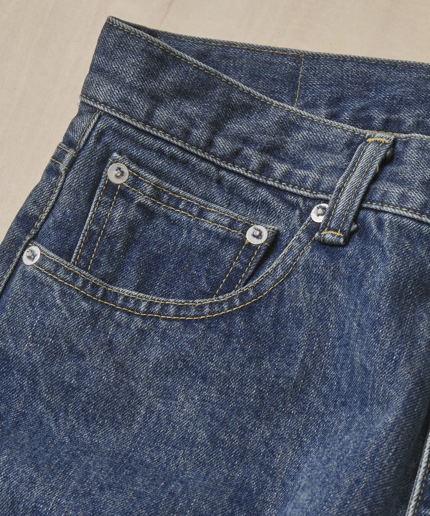 ヴィンテージスラブストレートデニム KEY TIMEZ