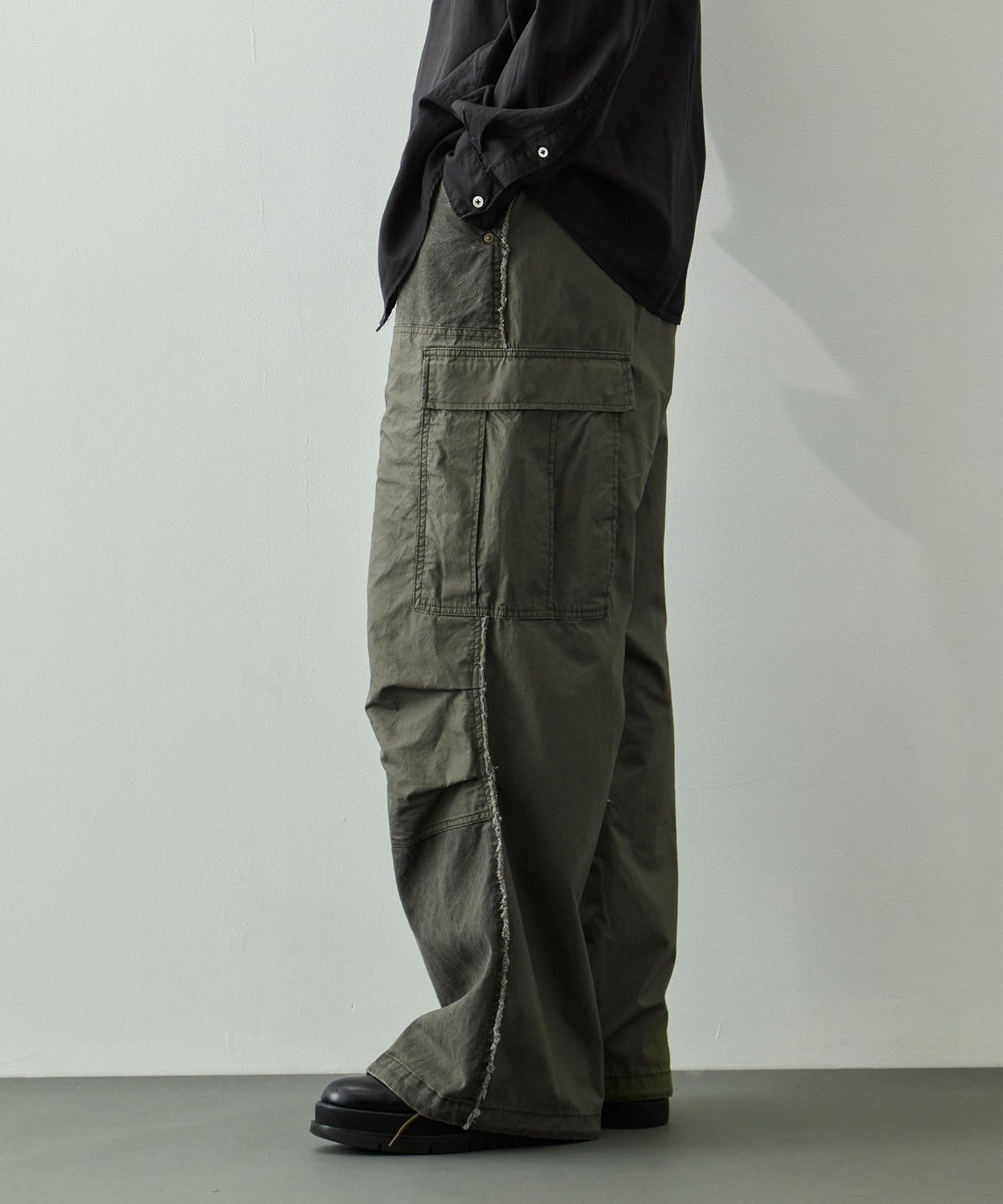 Connected Double Knee Cargo Pants YOKE