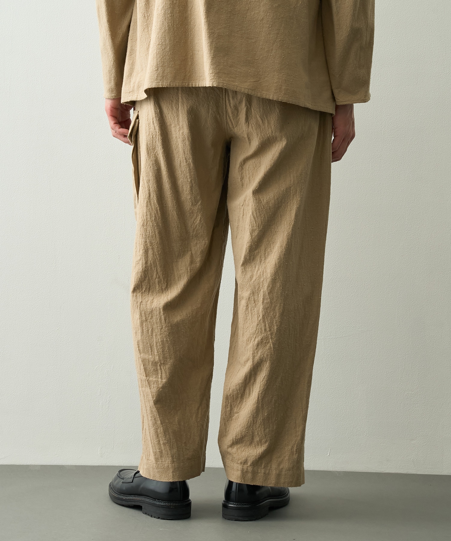 Silk/Cotton Nep Side Seamless 4P Pants blurhms