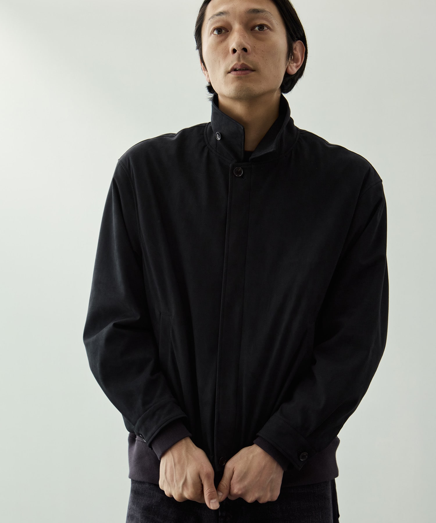 マイクロスエードフライトブルゾン KEY TIMEZ