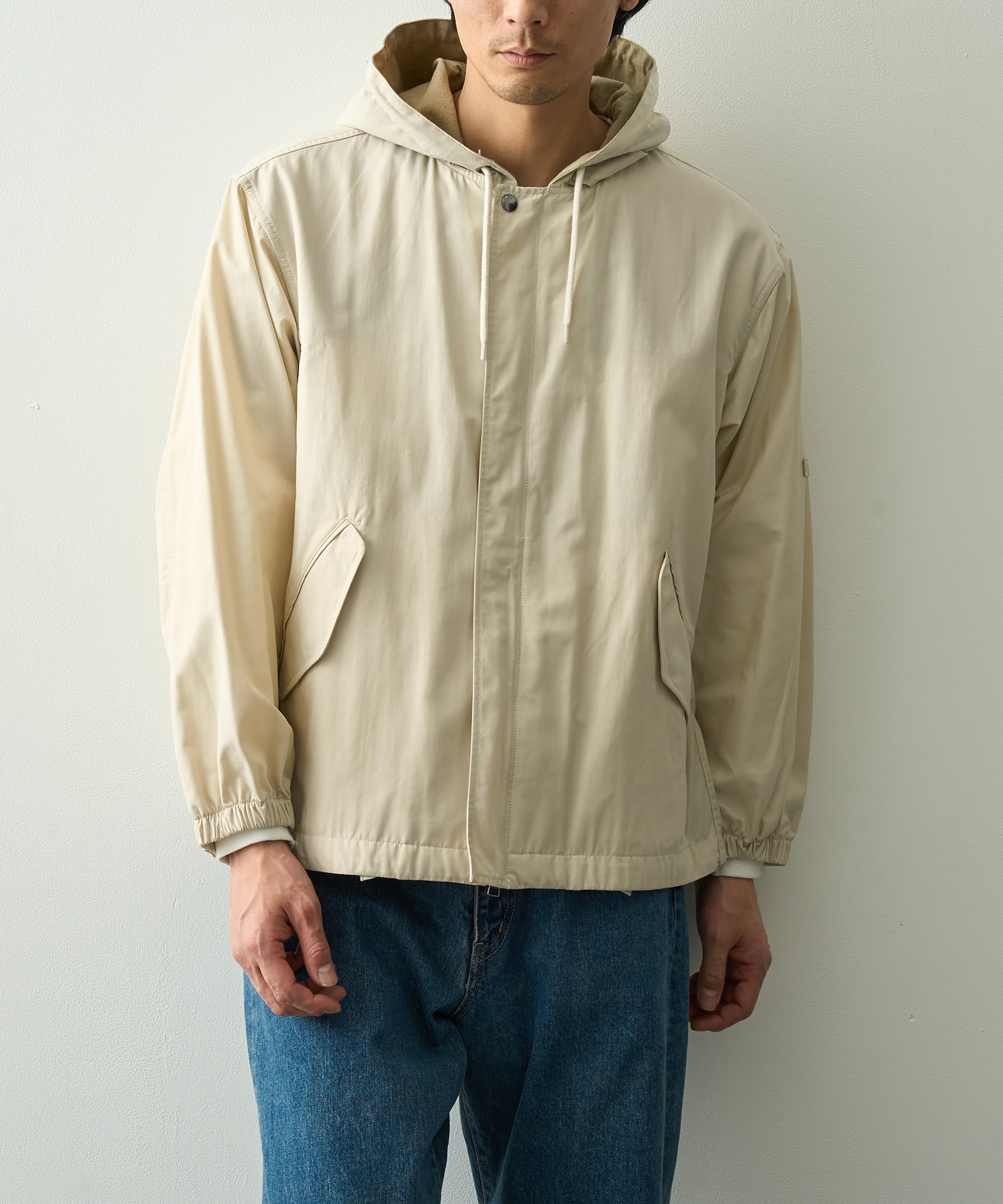 Nylon Twill Hooded Jacket nanamica