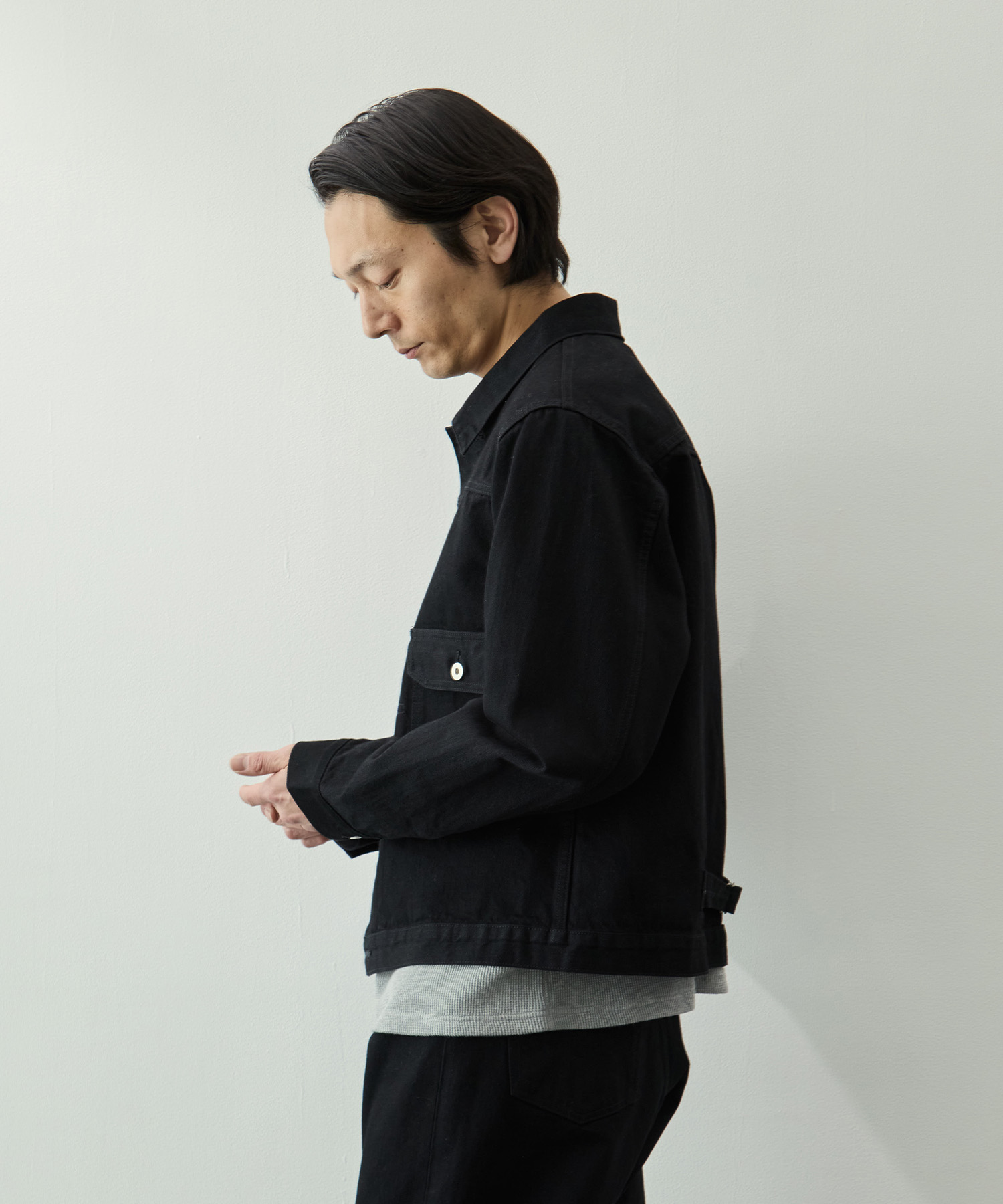 ヴィンテージスラブデニムジャケット KEY TIMEZ