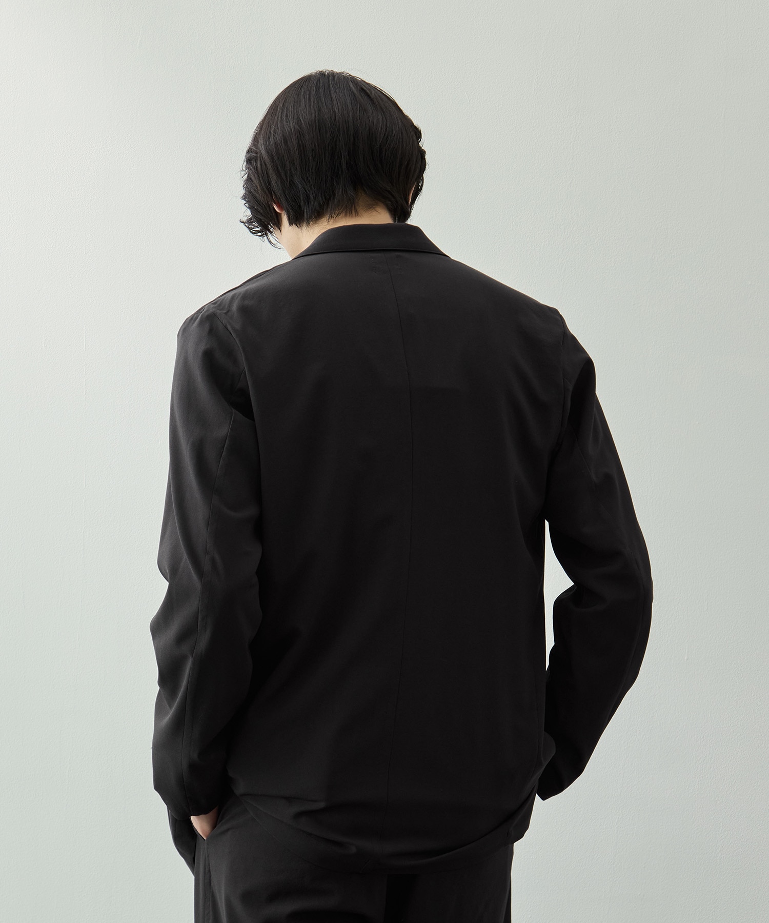 Wool Washer Tropical Double Breasted Jacket YOKE