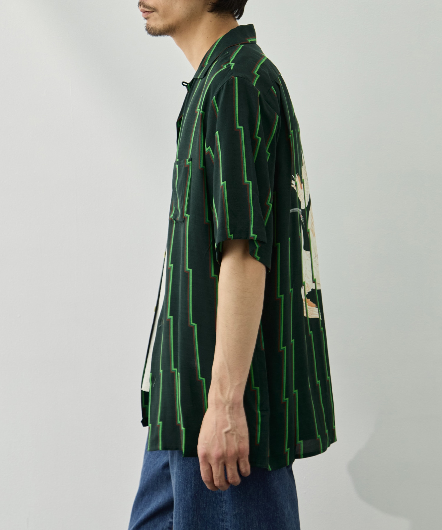RAYON SHORT SLEEVE ALOHA SHIRT NIPOALOHA