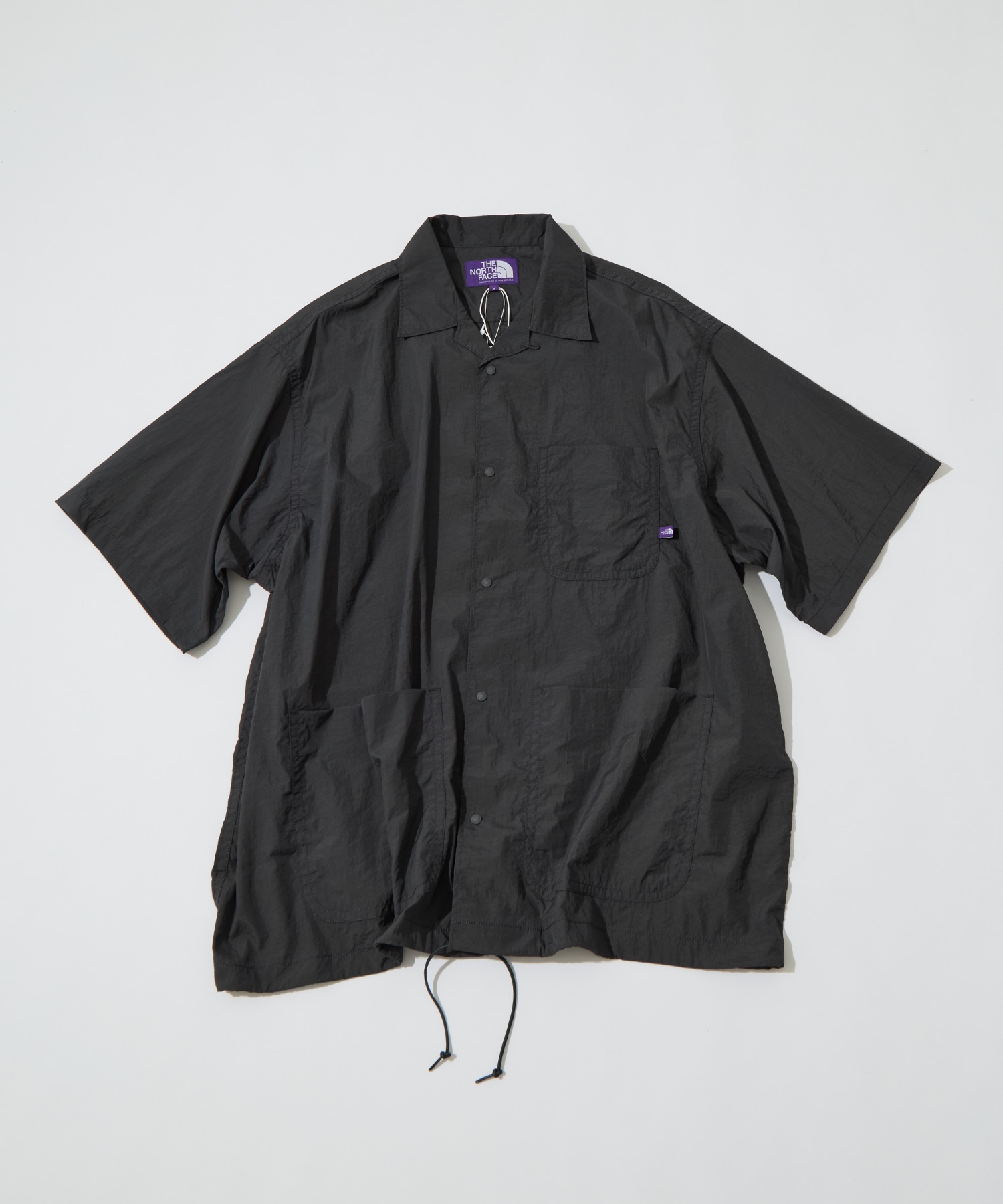 Nylon Taffeta Field S/S Shirt THE NORTH FACE Purple Label
