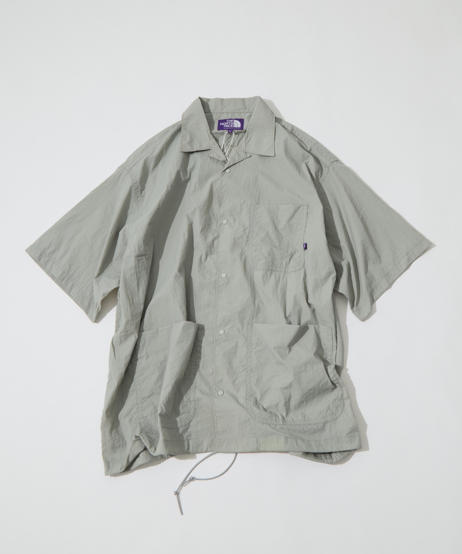 Nylon Taffeta Field S/S Shirt THE NORTH FACE Purple Label