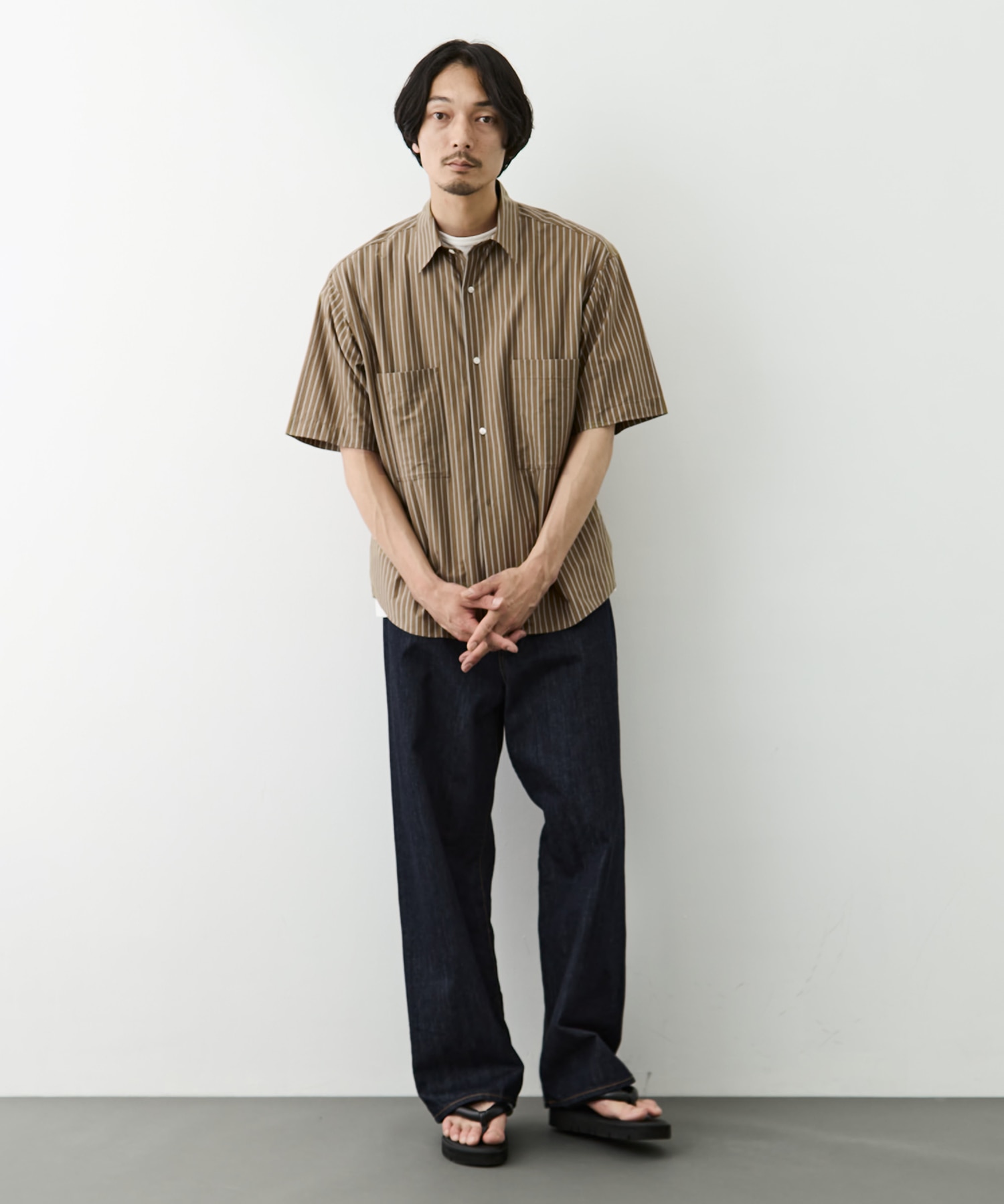 Double Pocket Half Sleeve Shirt GOOD PEOPLE GOOD STITCHING GOOD PRODUCT
