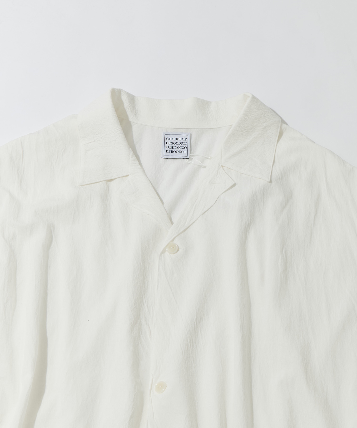 Double Front Half Sleeve Shirt GOOD PEOPLE GOOD STITCHING GOOD PRODUCT