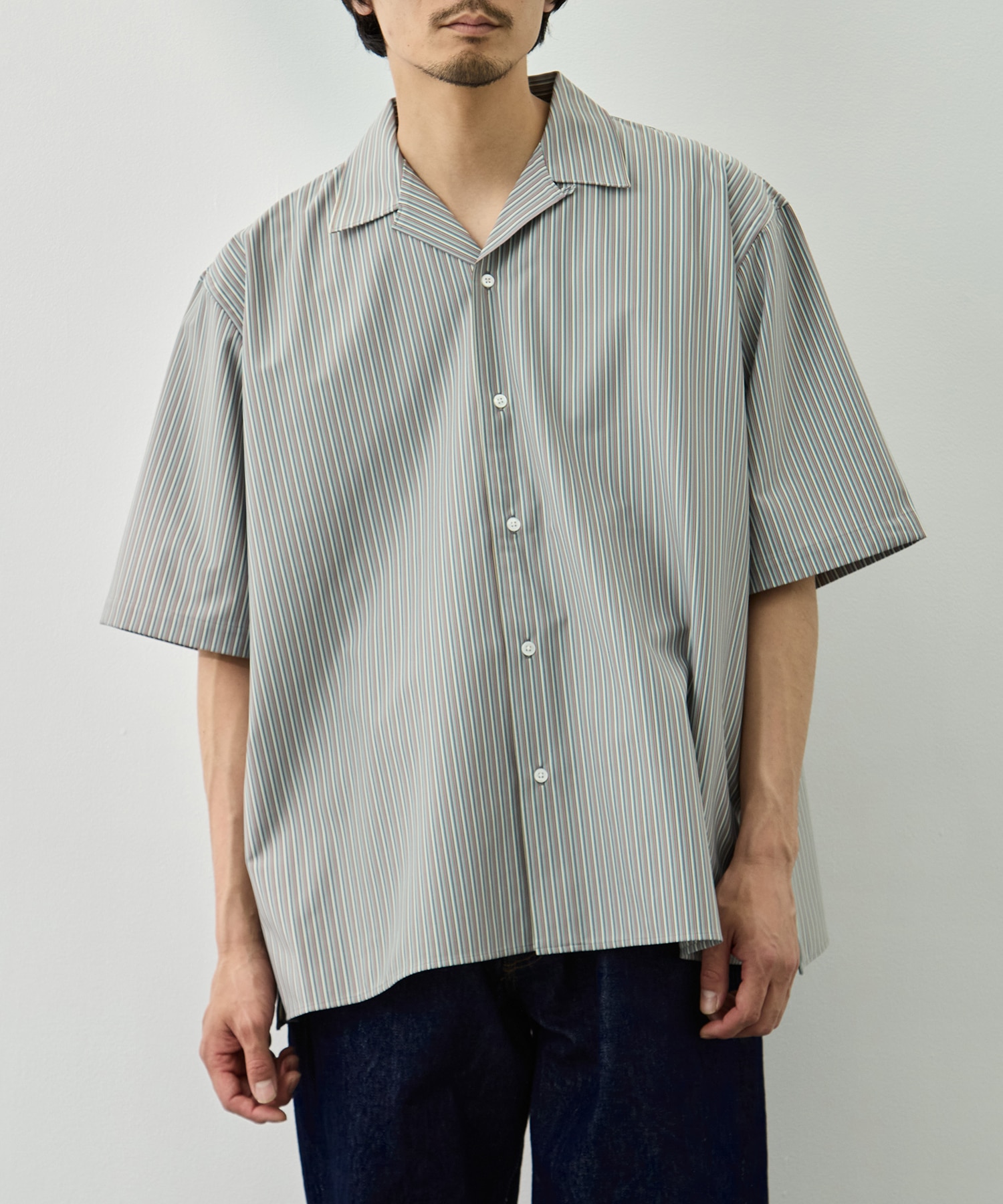 46G Stripe Ether Shirt KANEMASA PHIL.
