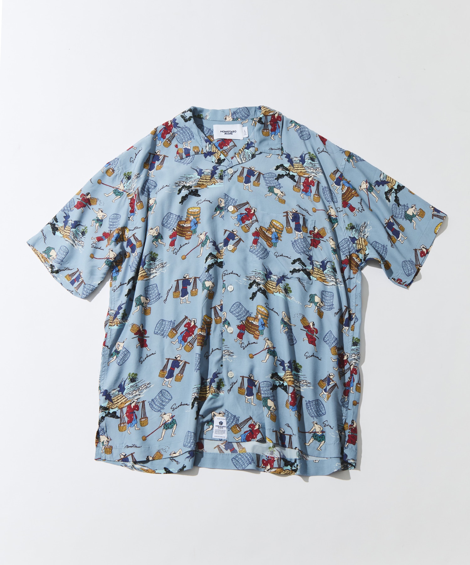 RAYON S/S SHIRT MOMOTARO JEANS