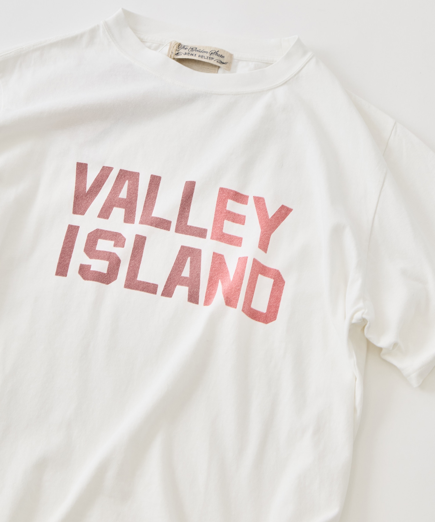 HARD SP加工20/-天竺レギュラーT(VALLEY ISLAND) REMI RELIEF