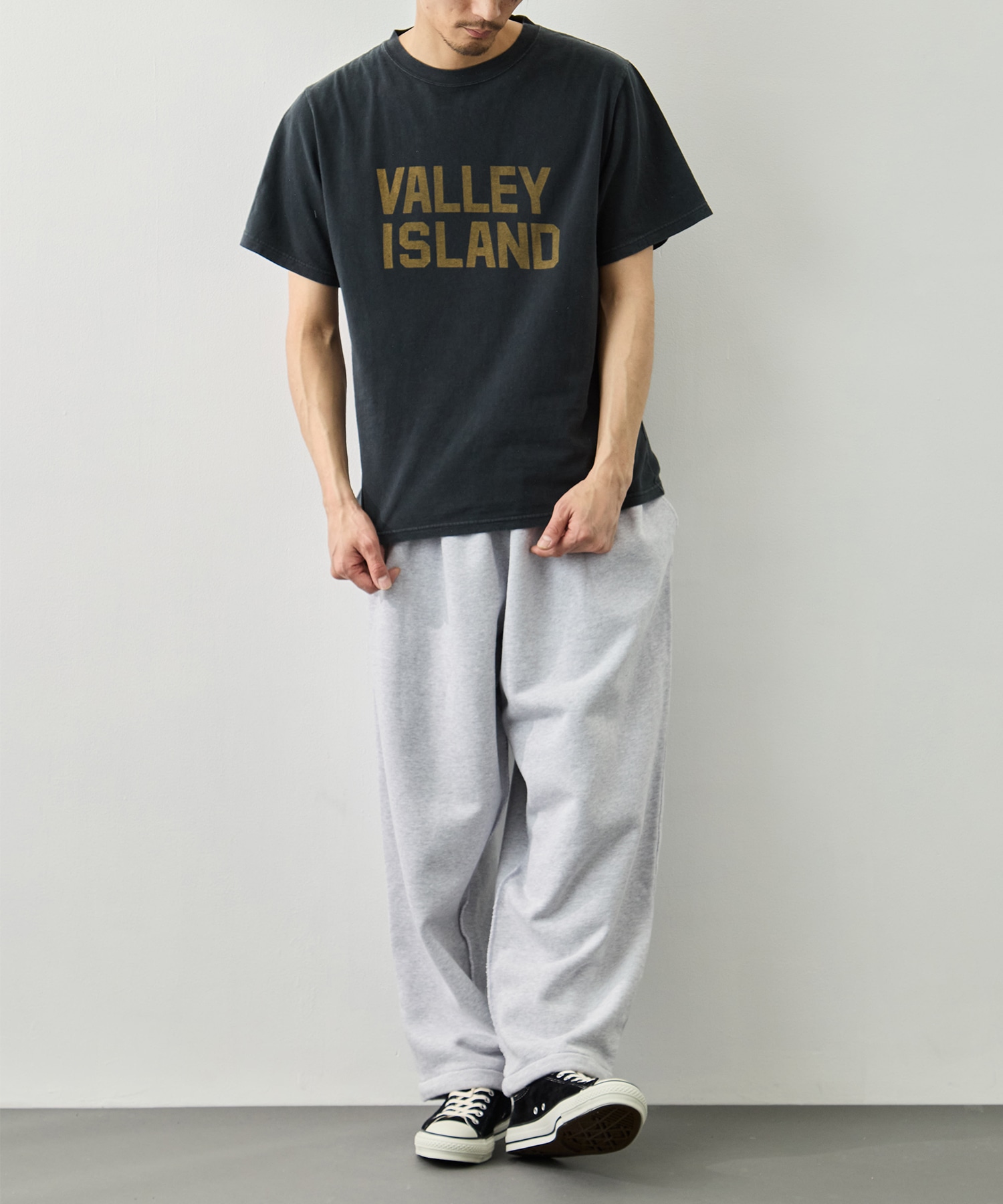 HARD SP加工20/-天竺レギュラーT(VALLEY ISLAND) REMI RELIEF