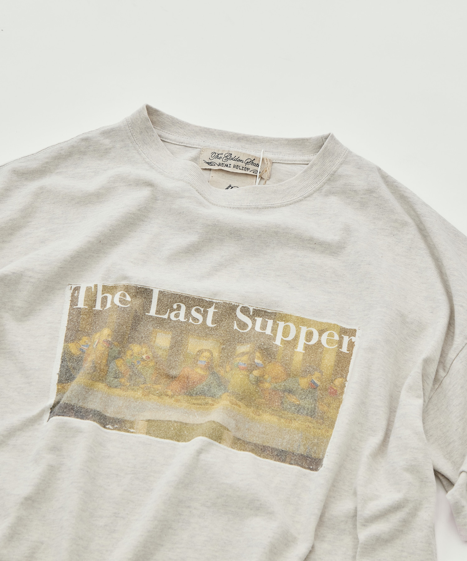 HARD SP加工20/-天竺BIGサイズT(The Last Supper) REMI RELIEF