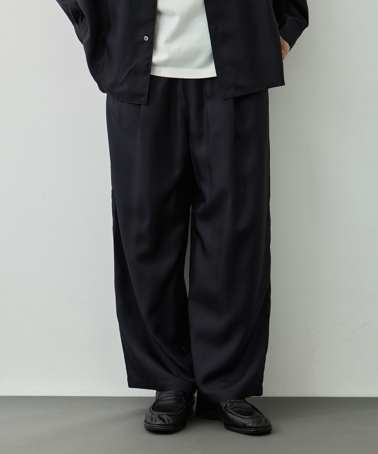VACANCES / WASHABLE MATTE SILK PANTS BODHI
