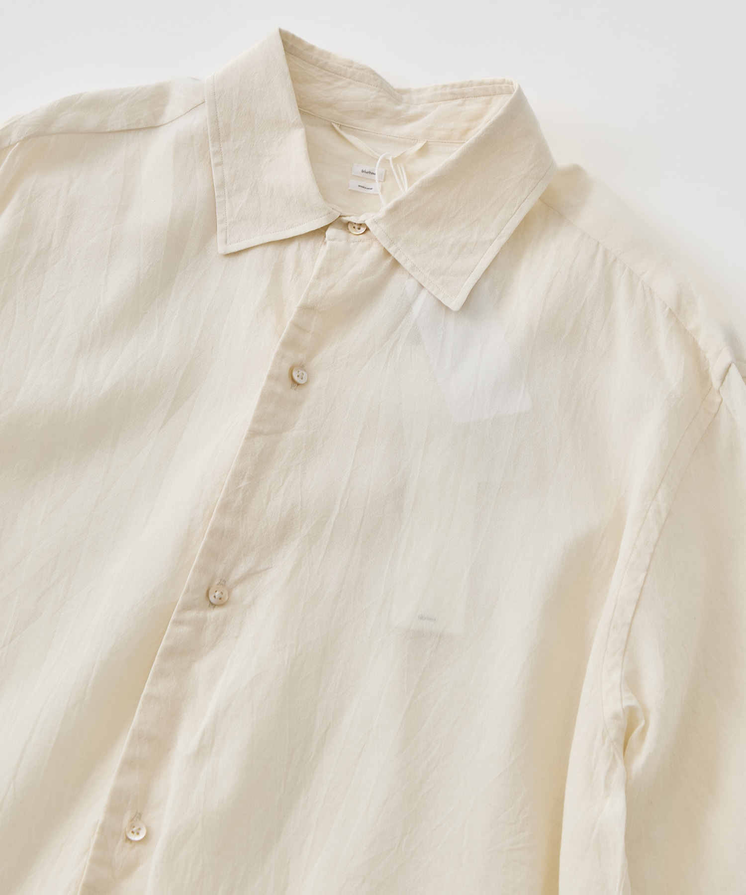 Silk-Co Voile Half-Sleeve Shirt blurhms