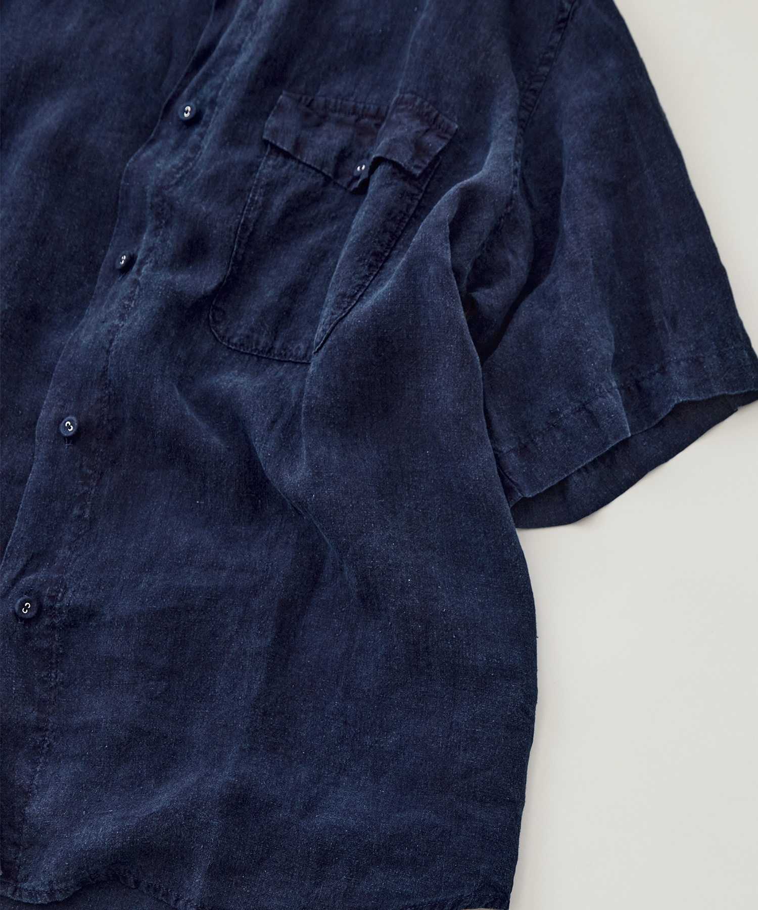 グランパリネンシャツINDIGO BRU NA BOINNE