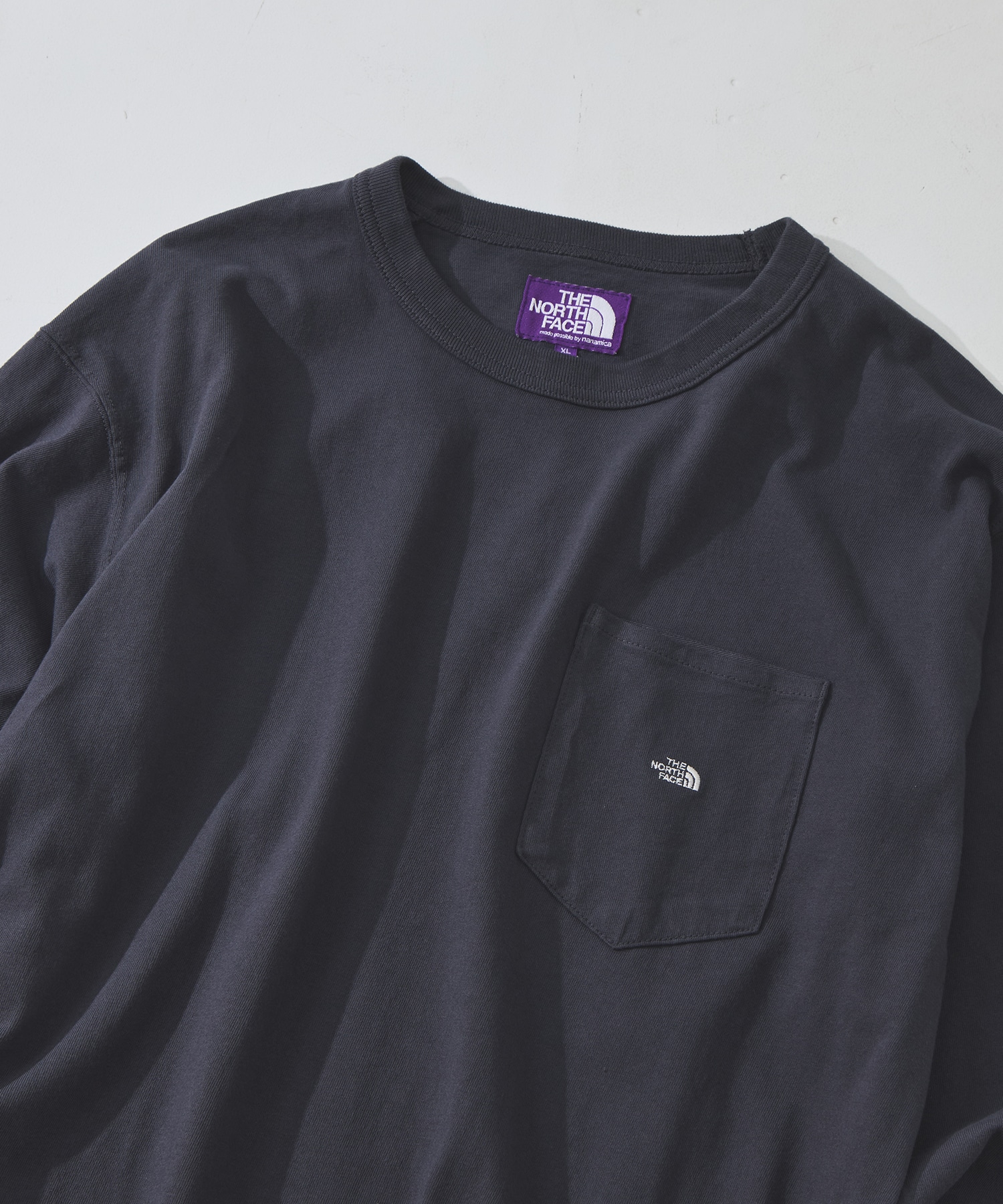 8oz Field Long Sleeve Pocket Tee THE NORTH FACE Purple Label