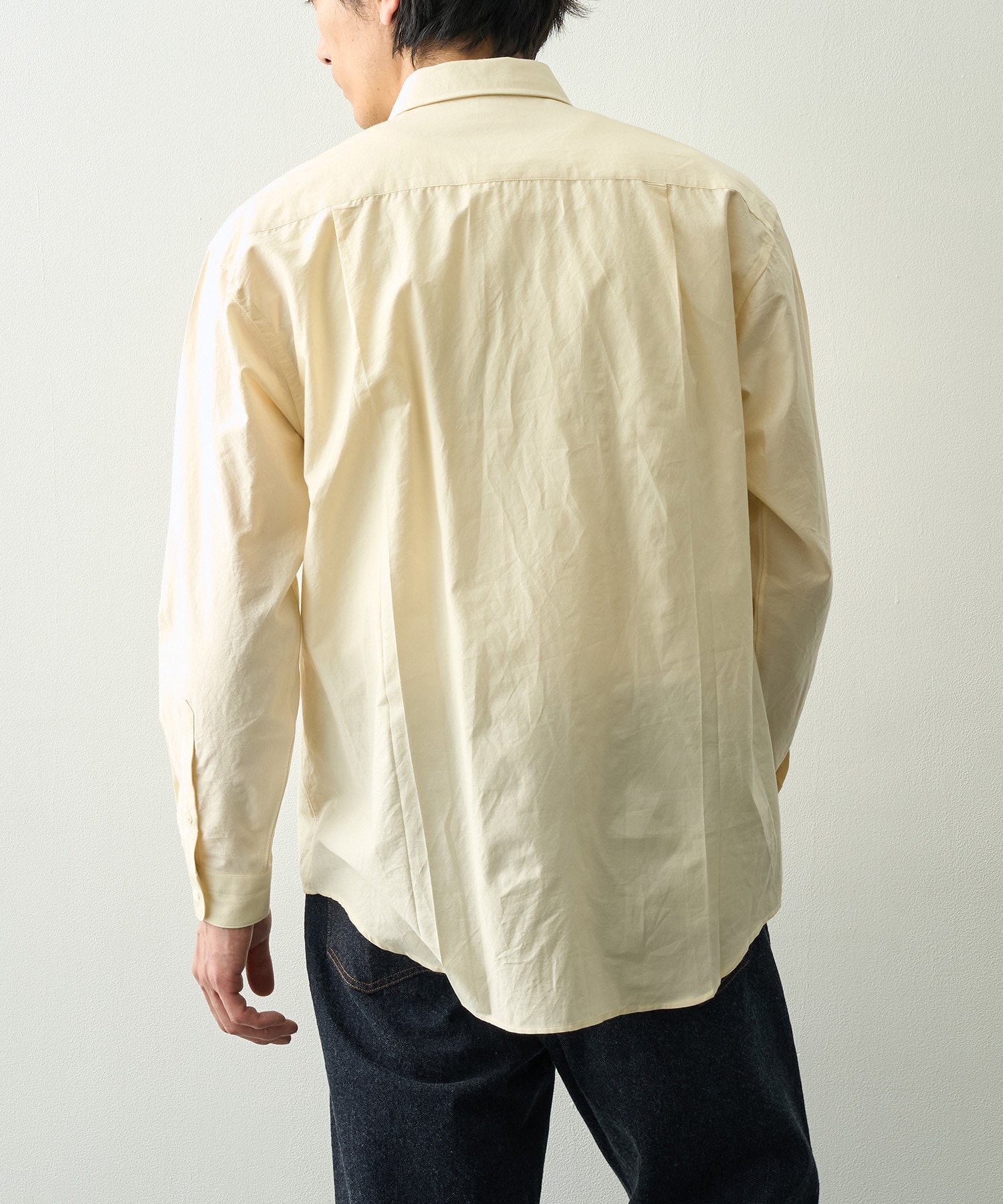 SILK COTTON STANDARD SHIRT FUJI