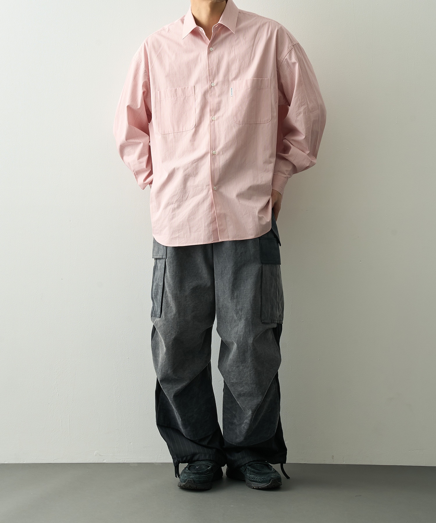 Stripe Broad L/S Shirt COOTIE PRODUCTIONS