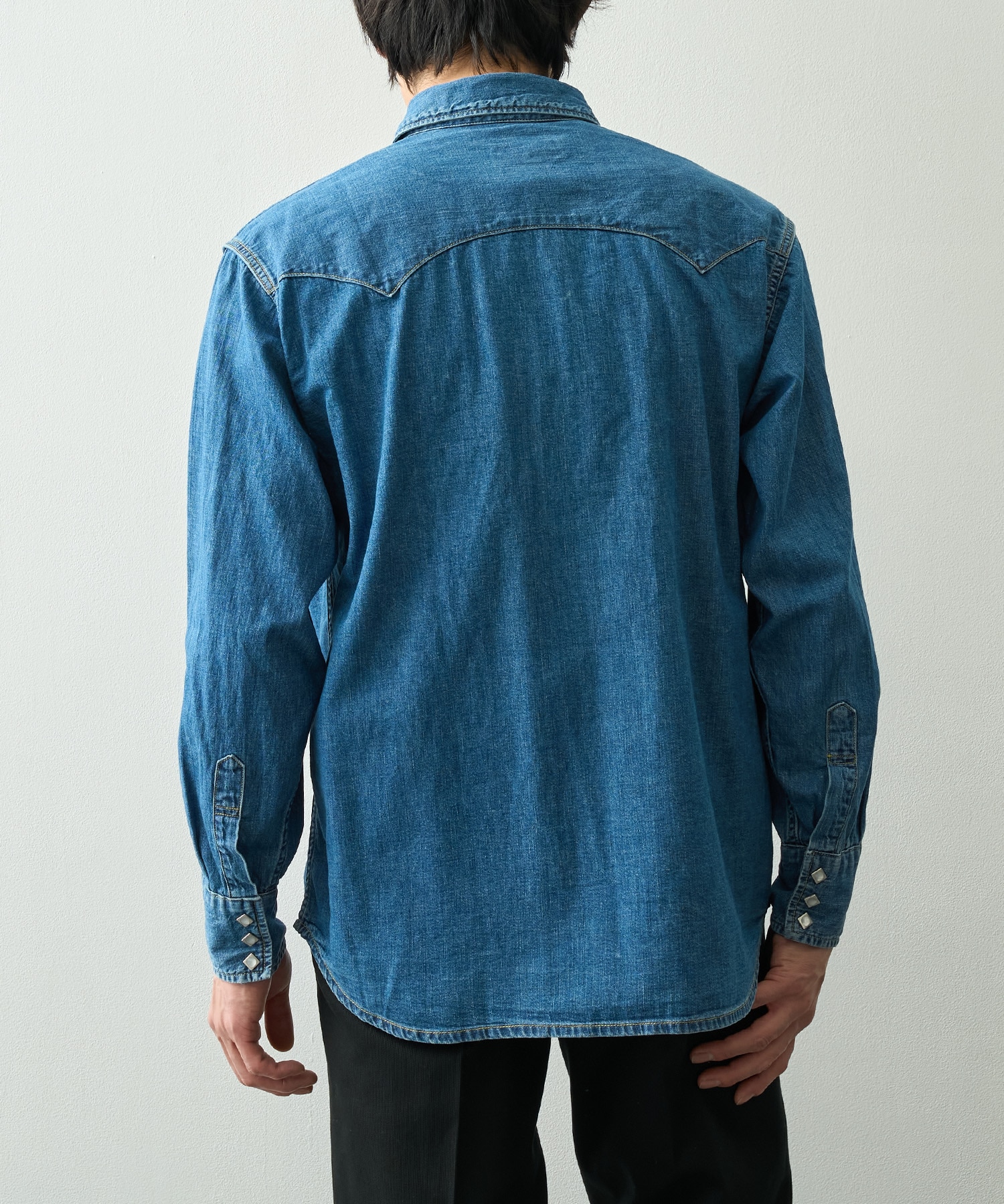 DENIM SHIRT H.WASH MASSES