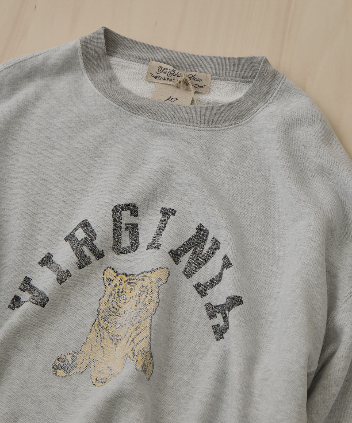 NEW SP加工3飛び裏毛クルー(VIRGINIA) REMI RELIEF