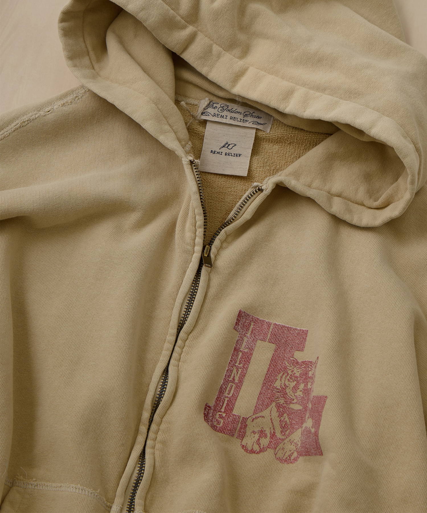 NEW SP加工3飛び裏毛ZIPパーカー(IL) REMI RELIEF