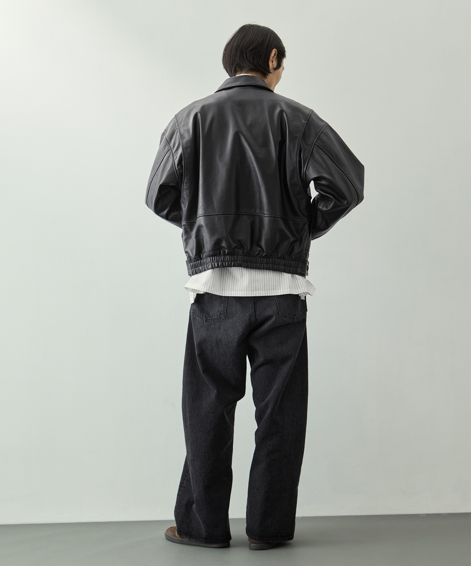 別注 Leather Flight Jacket YOKE