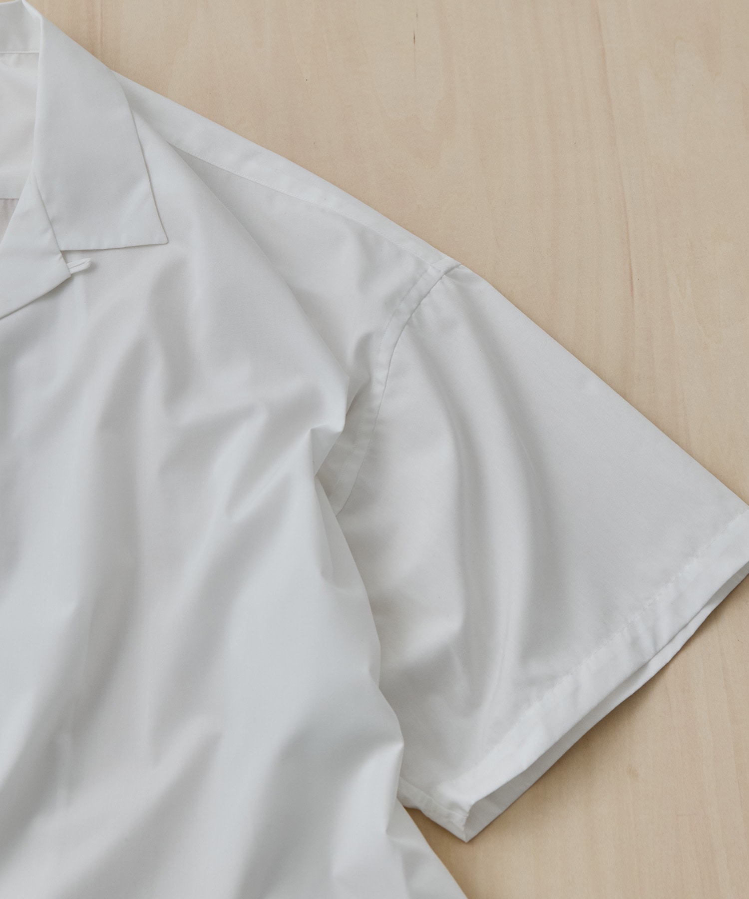 P/C OPEN COLLAR SS SHIRT S.F.C