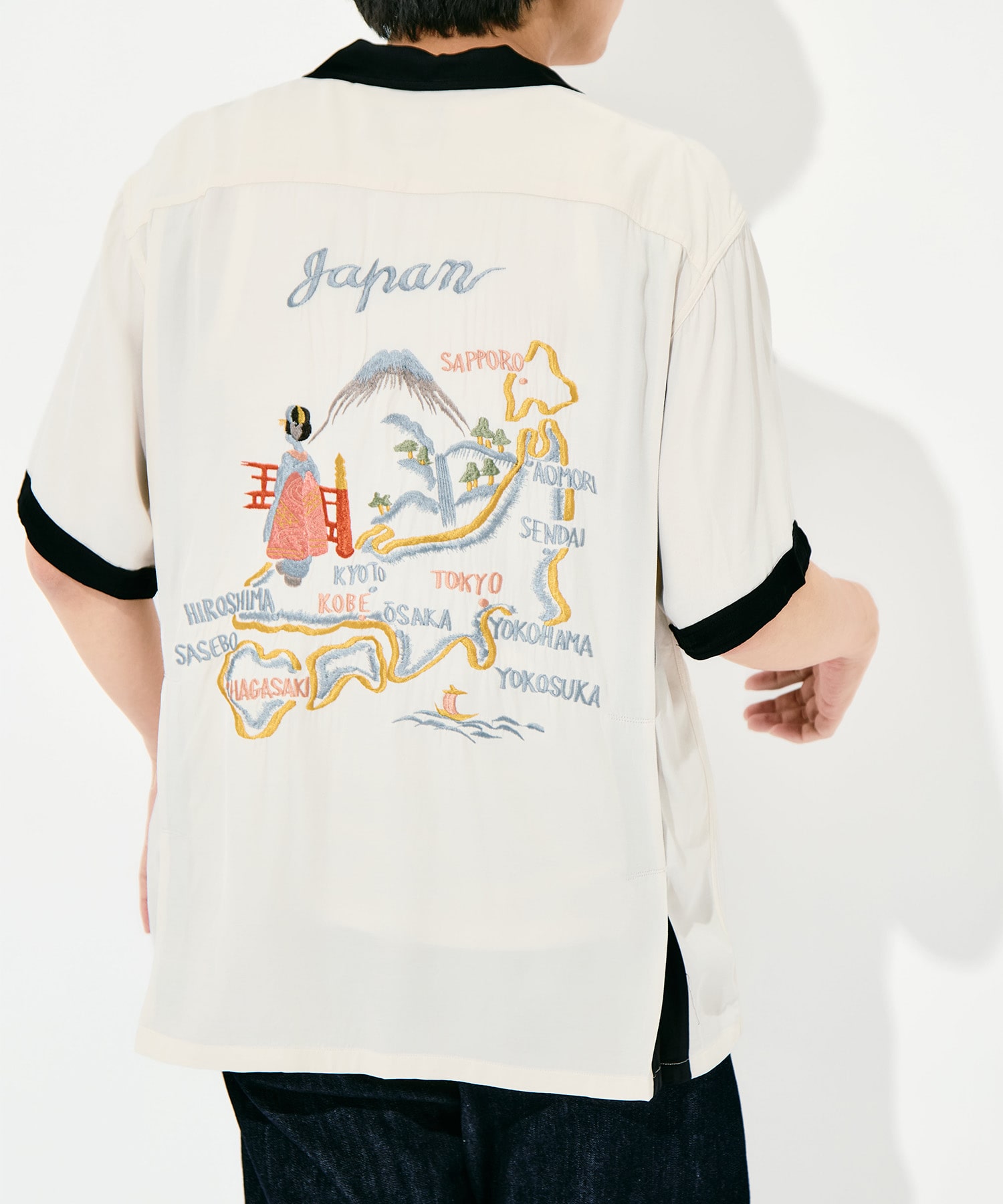 SUKA SHIRT JAPAN MAP TAILOR TOYO