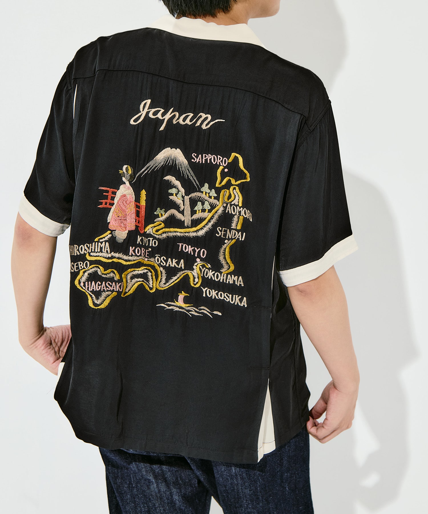 SUKA SHIRT JAPAN MAP TAILOR TOYO