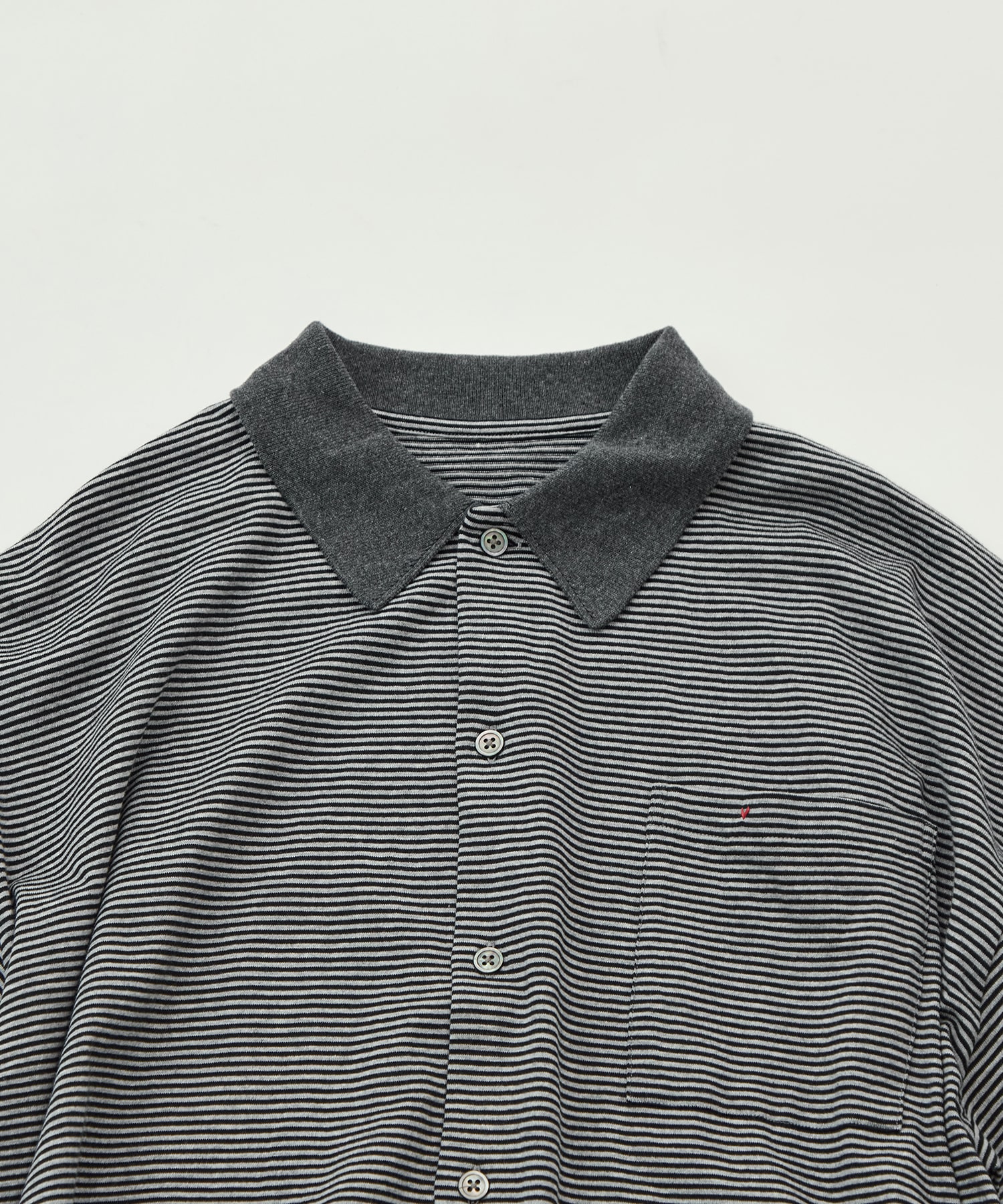 PC-006-3998-0015/G.BK/H.W BTNK BRDR OPN POLO SH PORTER CLASSIC
