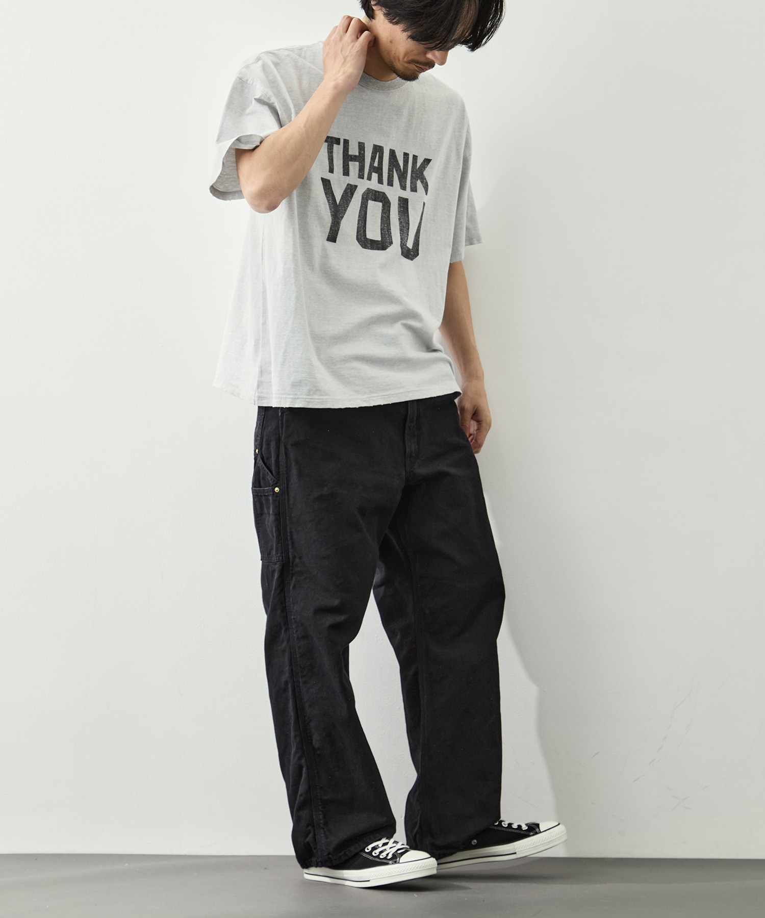 NEW SP加工20/-天竺BIGサイズT(THANK YOU) REMI RELIEF