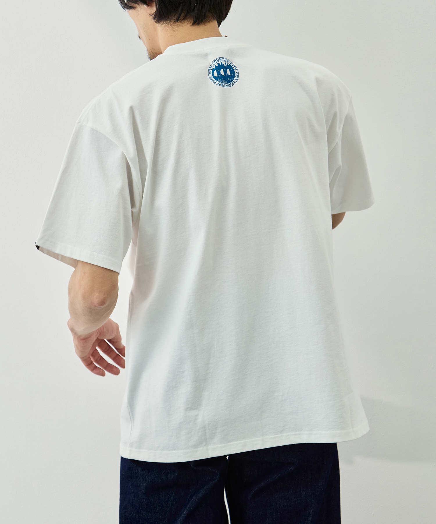 EMBROIDERED LOGO COTTON S/S T-SHIRT_CCCC CITY COUNTRY CITY
