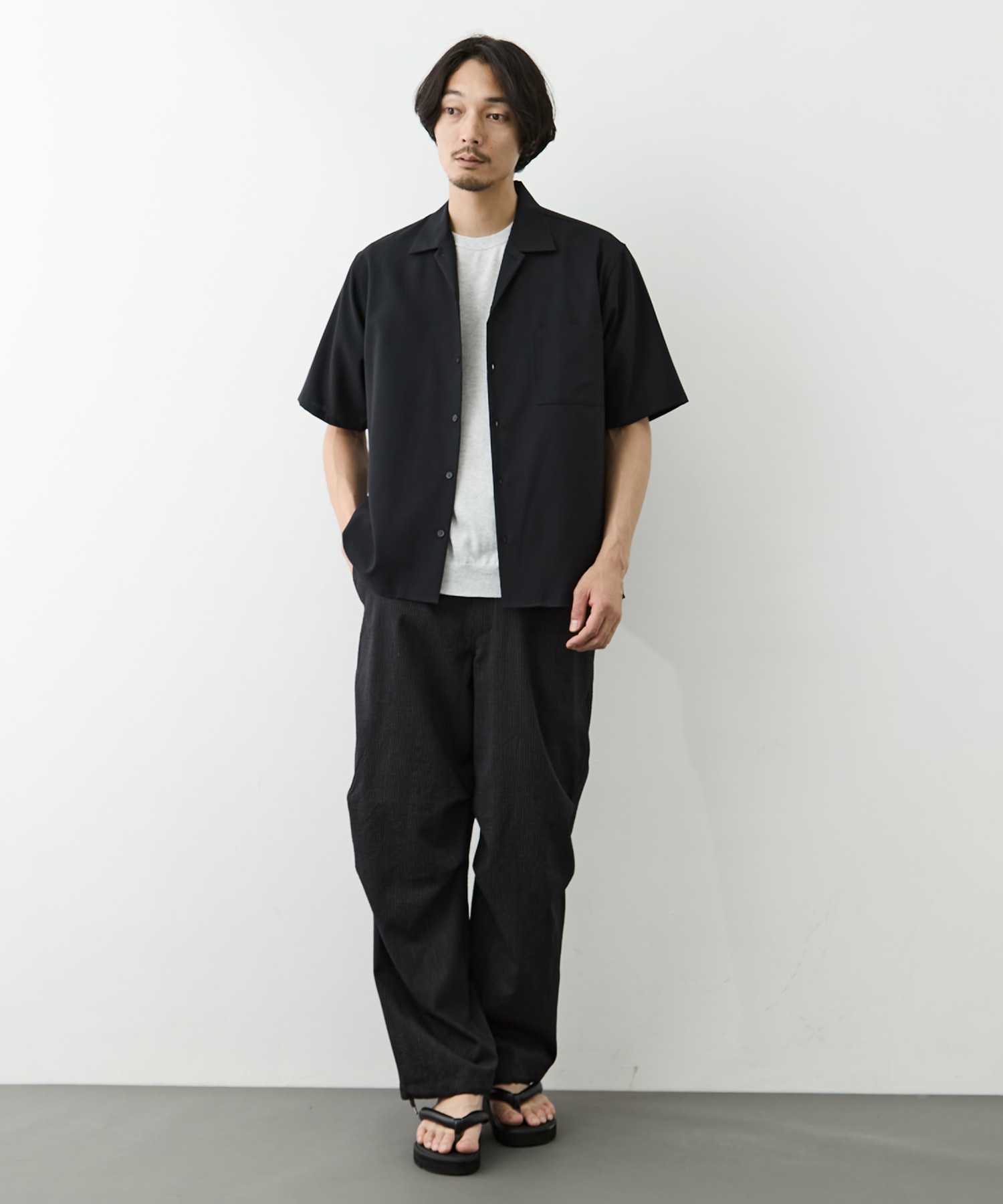 別注KNEE TUCK PANTS marka
