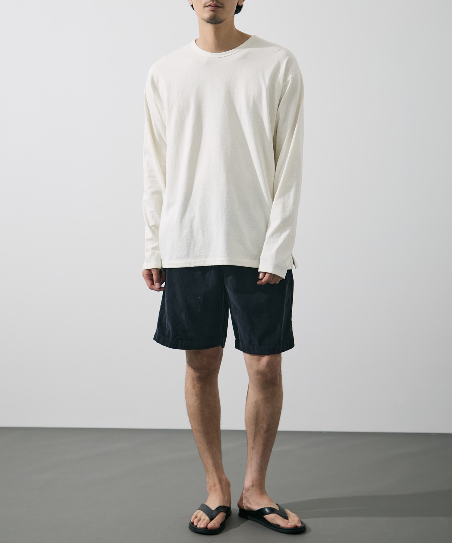 COTTON SILK NOIL PULLOVER YLEVE