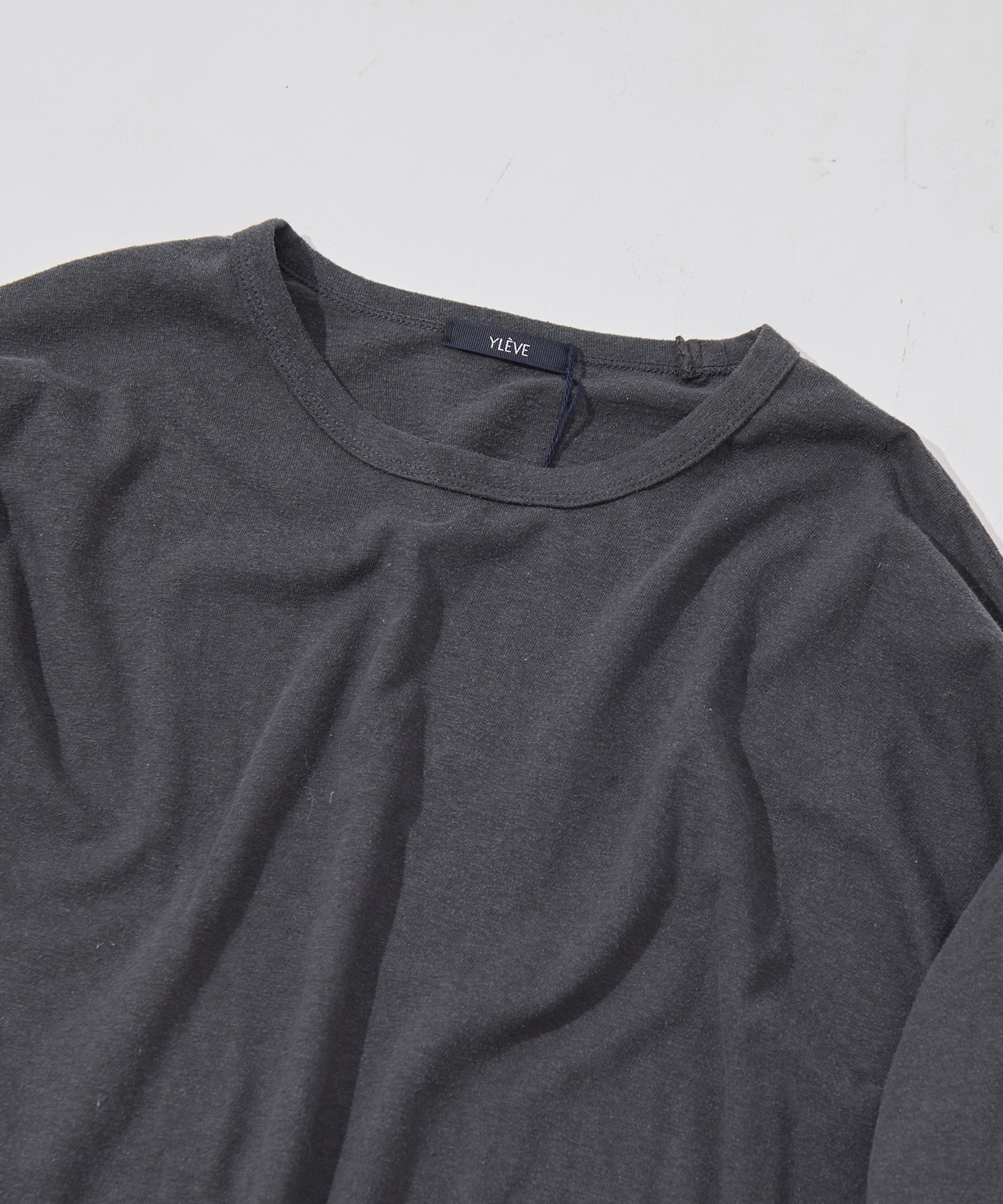 COTTON SILK NOIL PULLOVER YLEVE