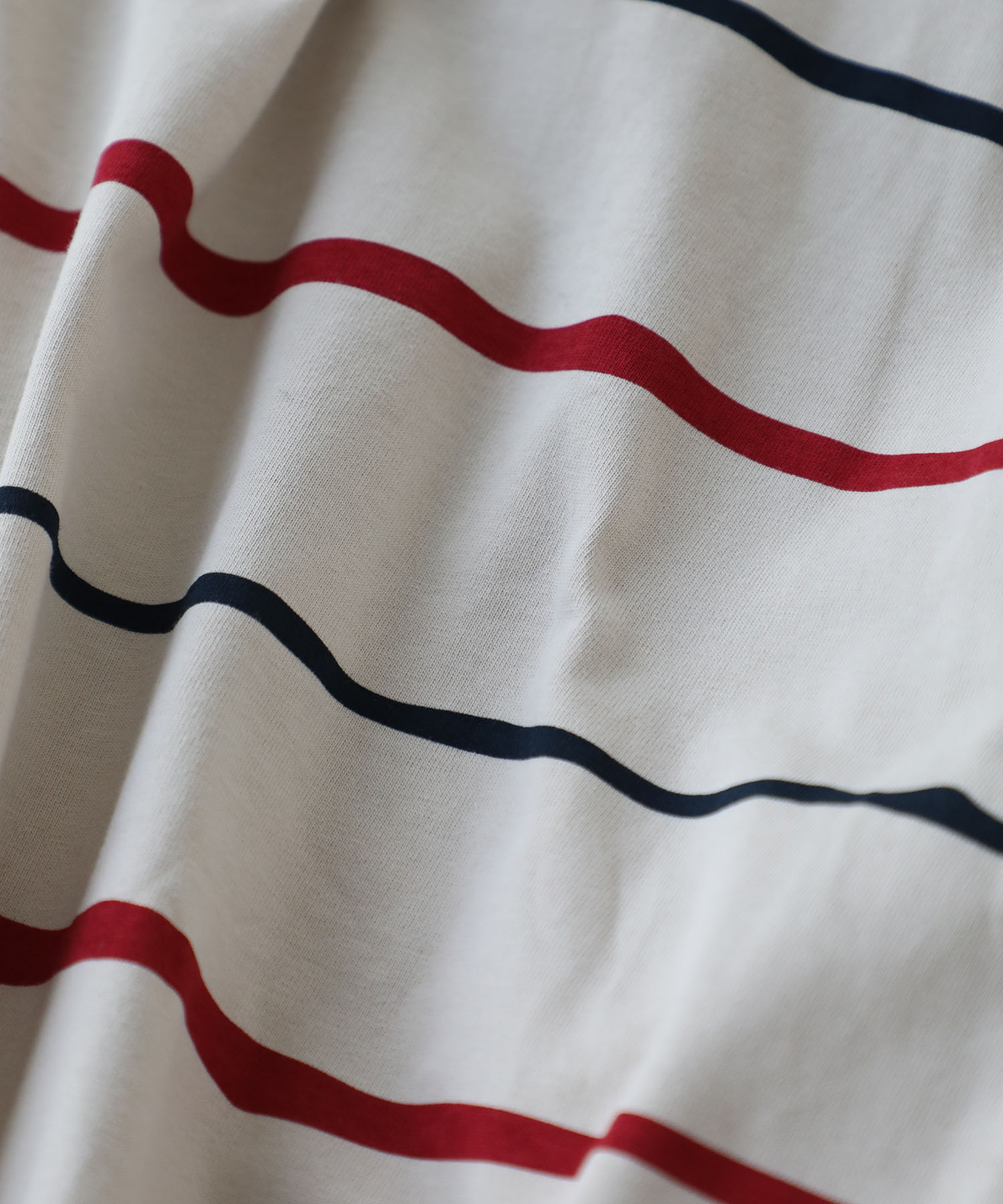 SUPER BIG STRIPE LS TEE (W/DRAWSTRINGS) S.F.C