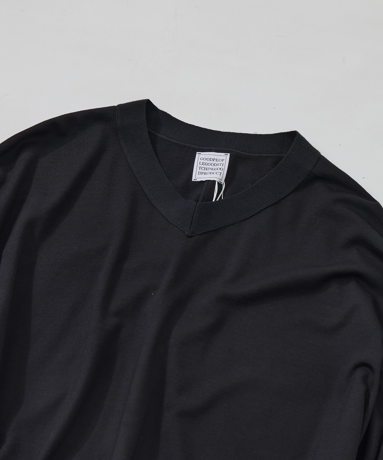 別注 Knit V Neck Pull Over GOOD PEOPLE GOOD STITCHING GOOD PRODUCT