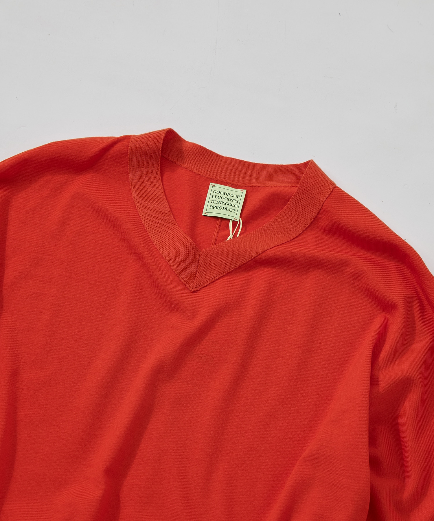 別注 Knit V Neck Pull Over GOOD PEOPLE GOOD STITCHING GOOD PRODUCT
