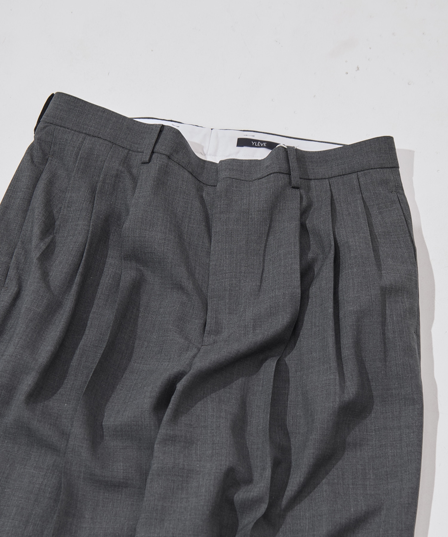 SUPER140s WOOL TROPICAL TROUSERS YLEVE